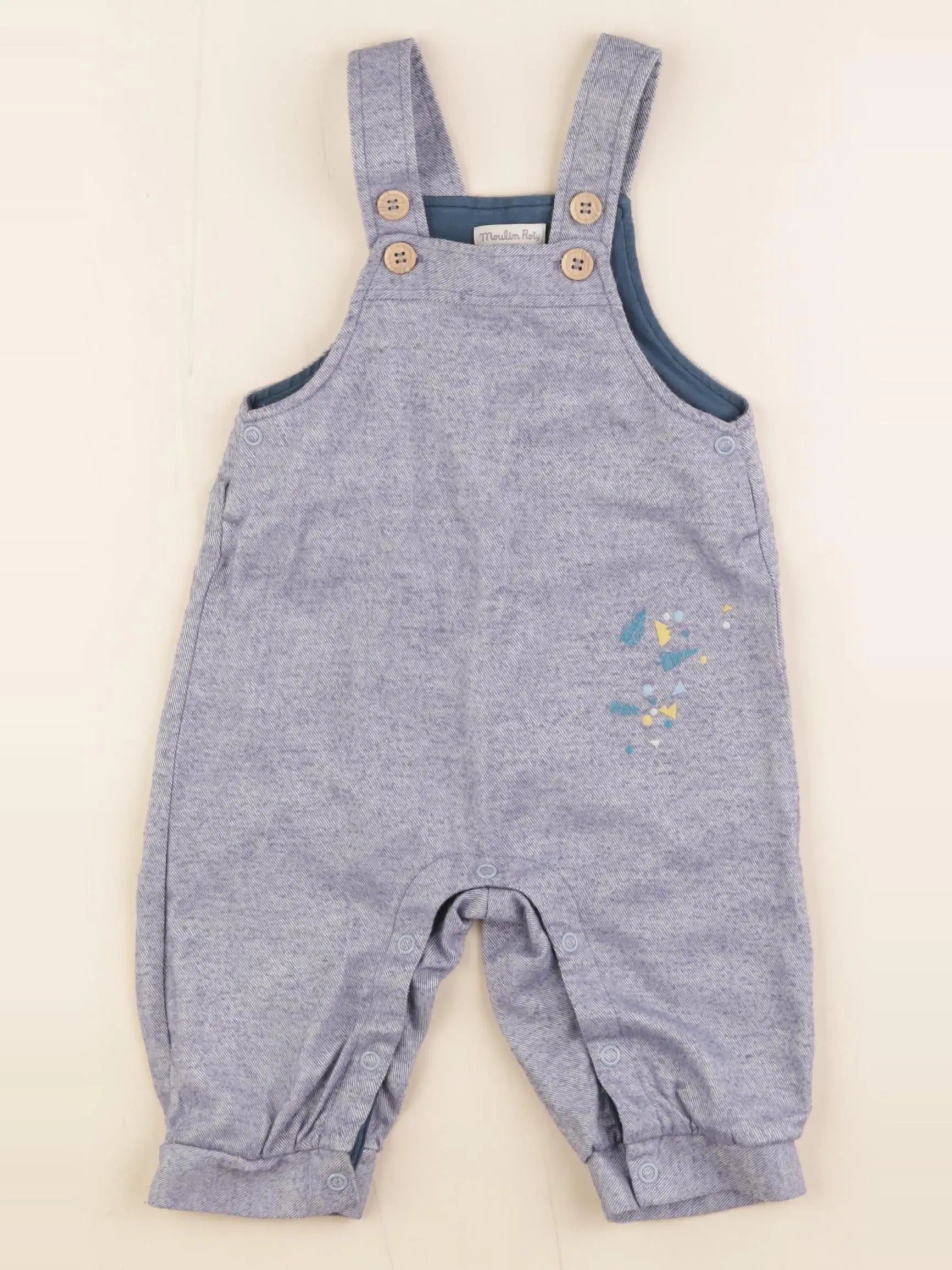 Moulin Roty - salopette bleu - 6 mois