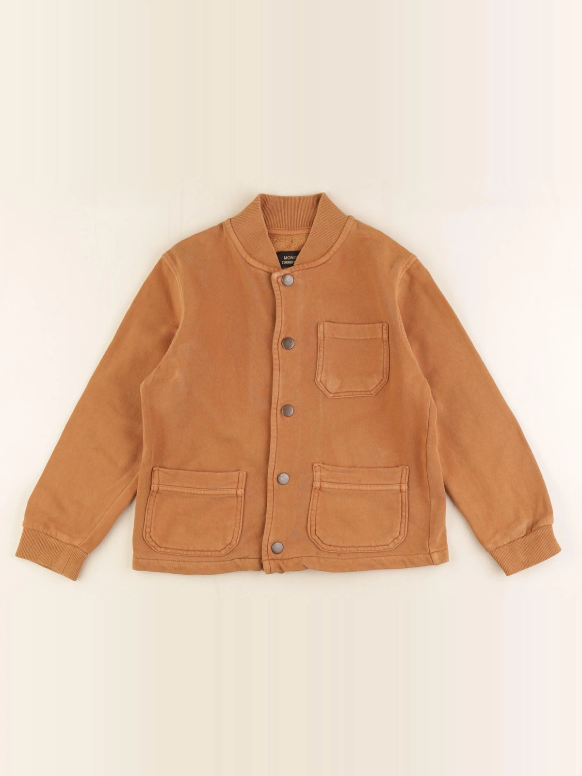 Monoprix - sweat marron - 5 ans