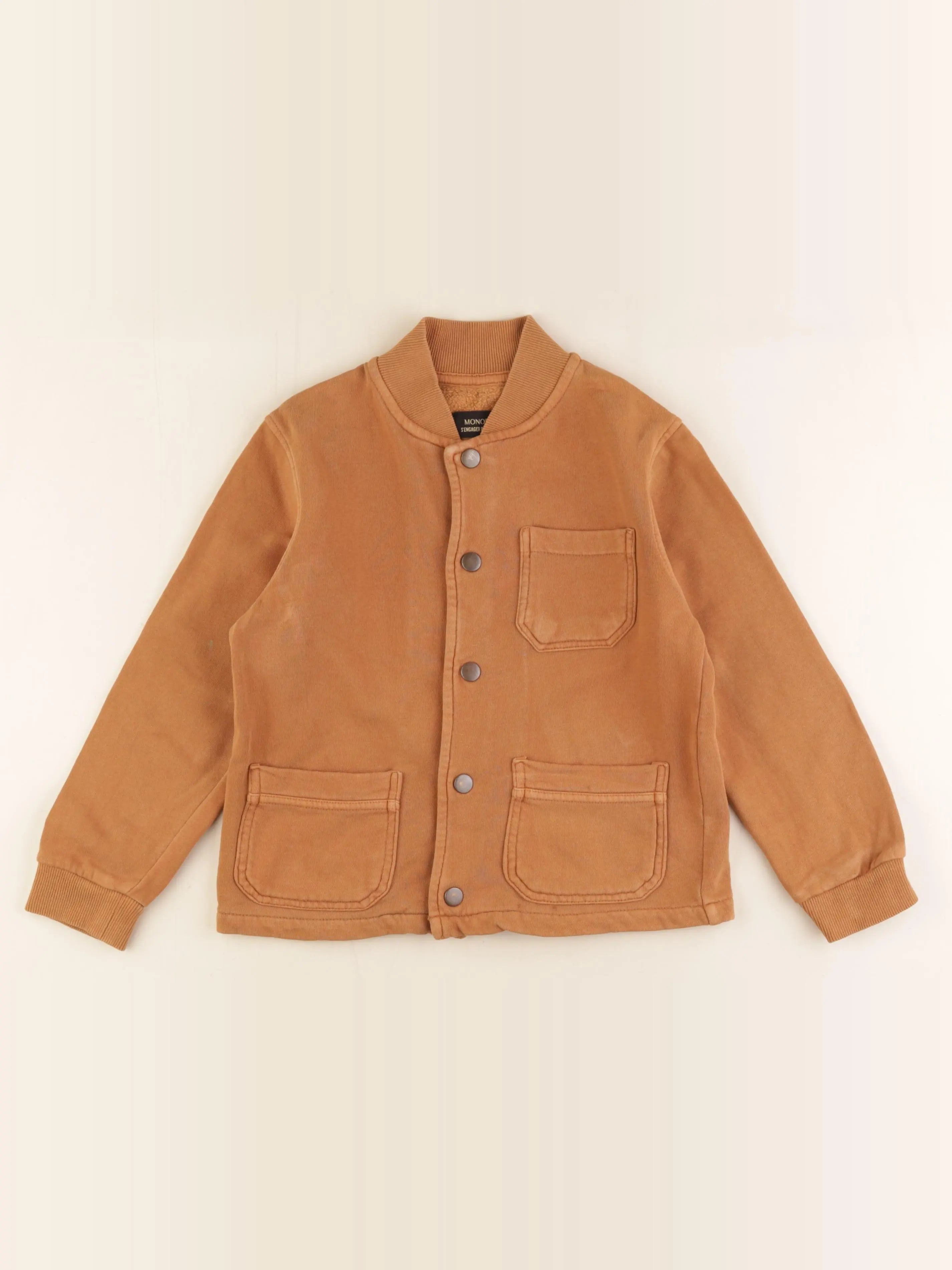 Monoprix - sweat marron - 5 ans