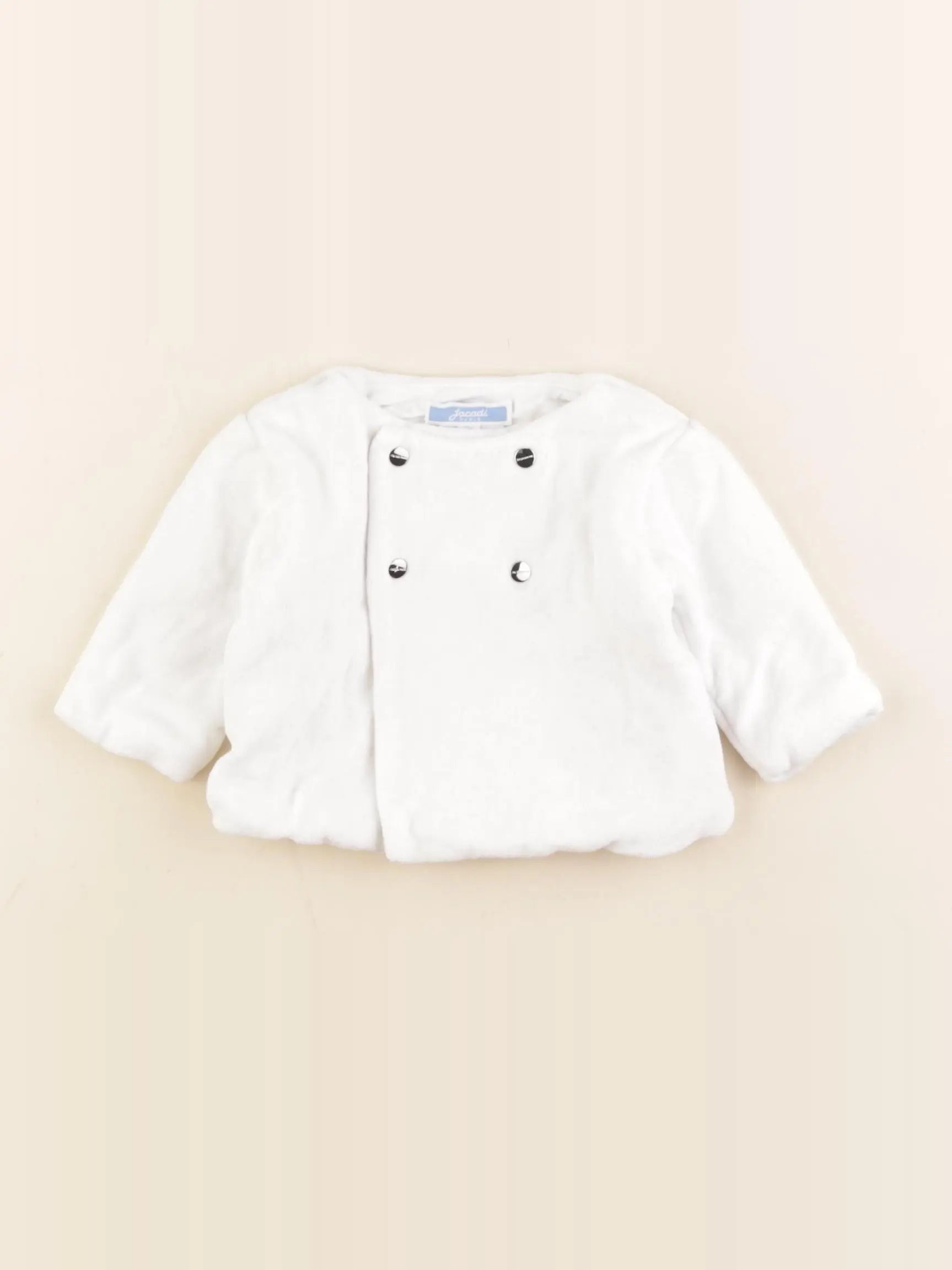 Jacadi - gilet blanc - 3 mois