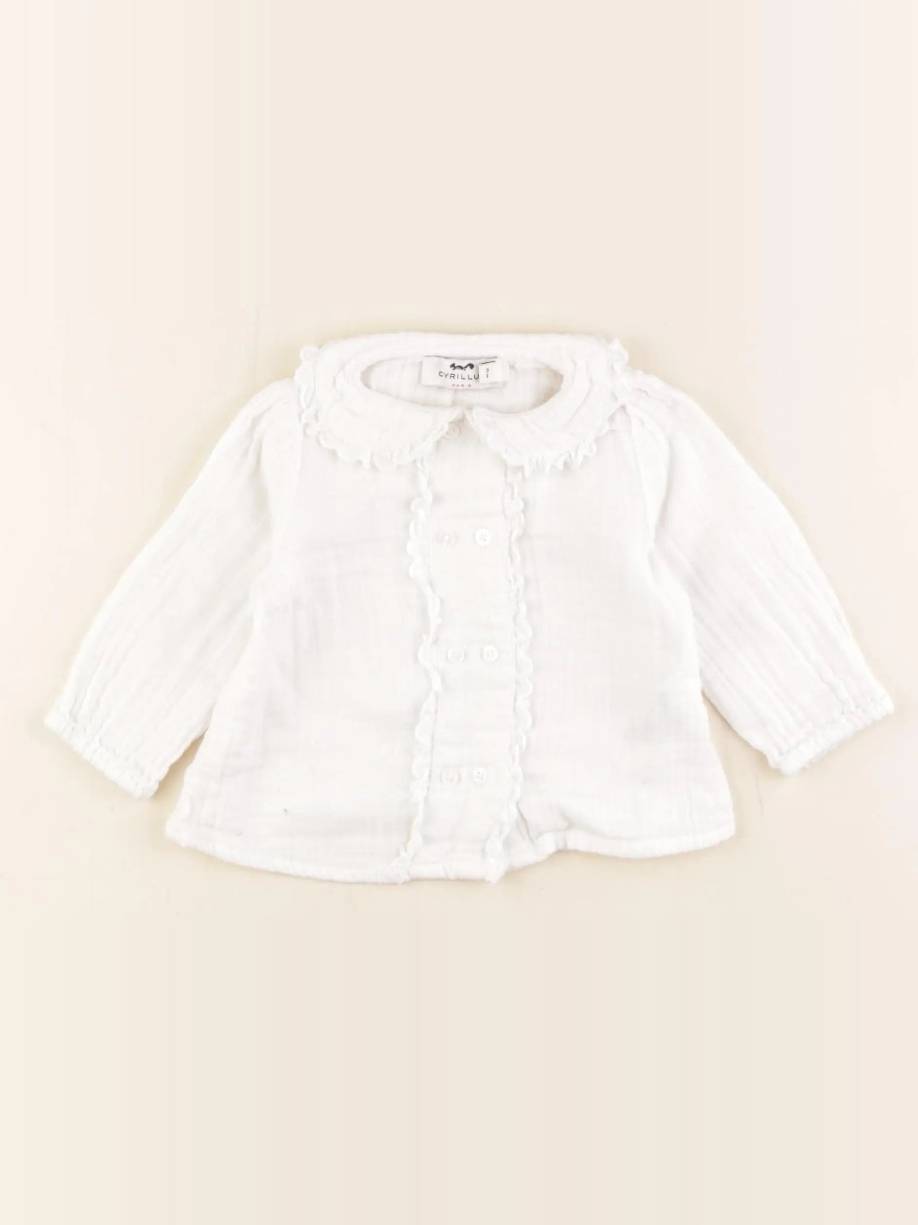 Cyrillus - chemise blanc - 6 mois