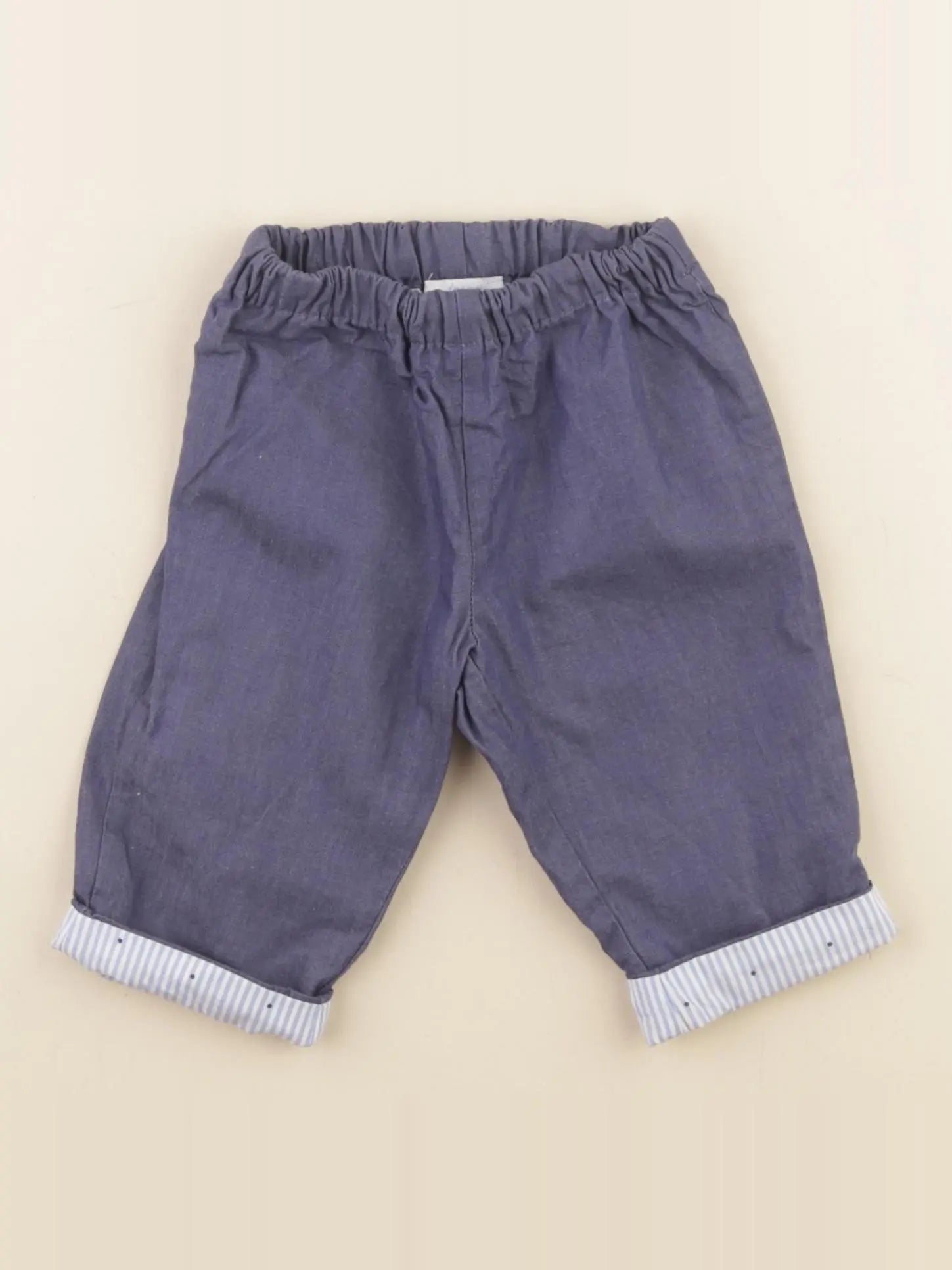 Jacadi - pantalon bleu - 6 mois