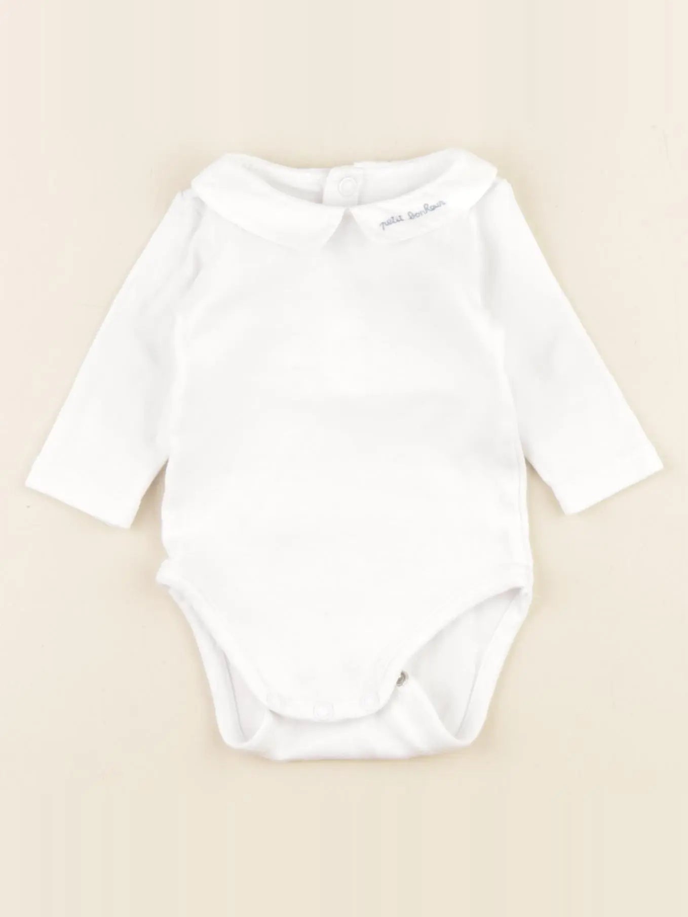 Jacadi - body à col blanc - 1 mois
