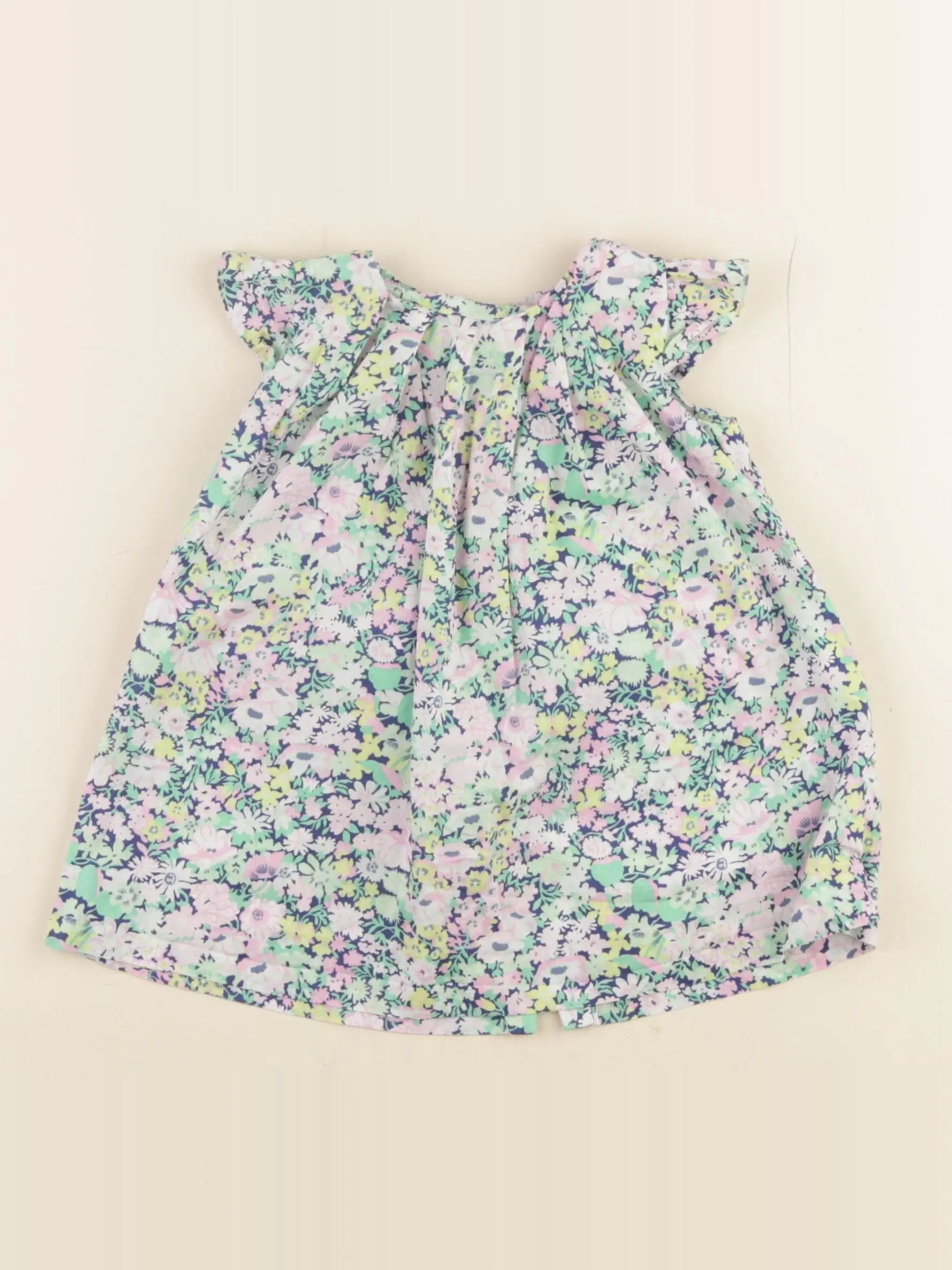 Jacadi - robe liberty multicolore - 6 mois