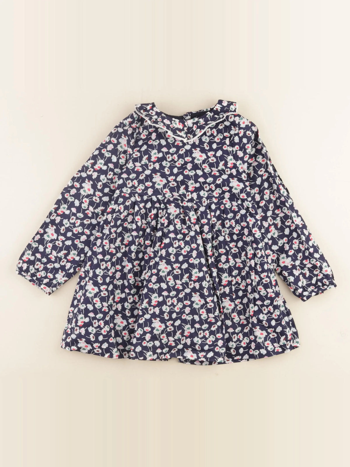 Jacadi - robe liberty bleu - 24 mois