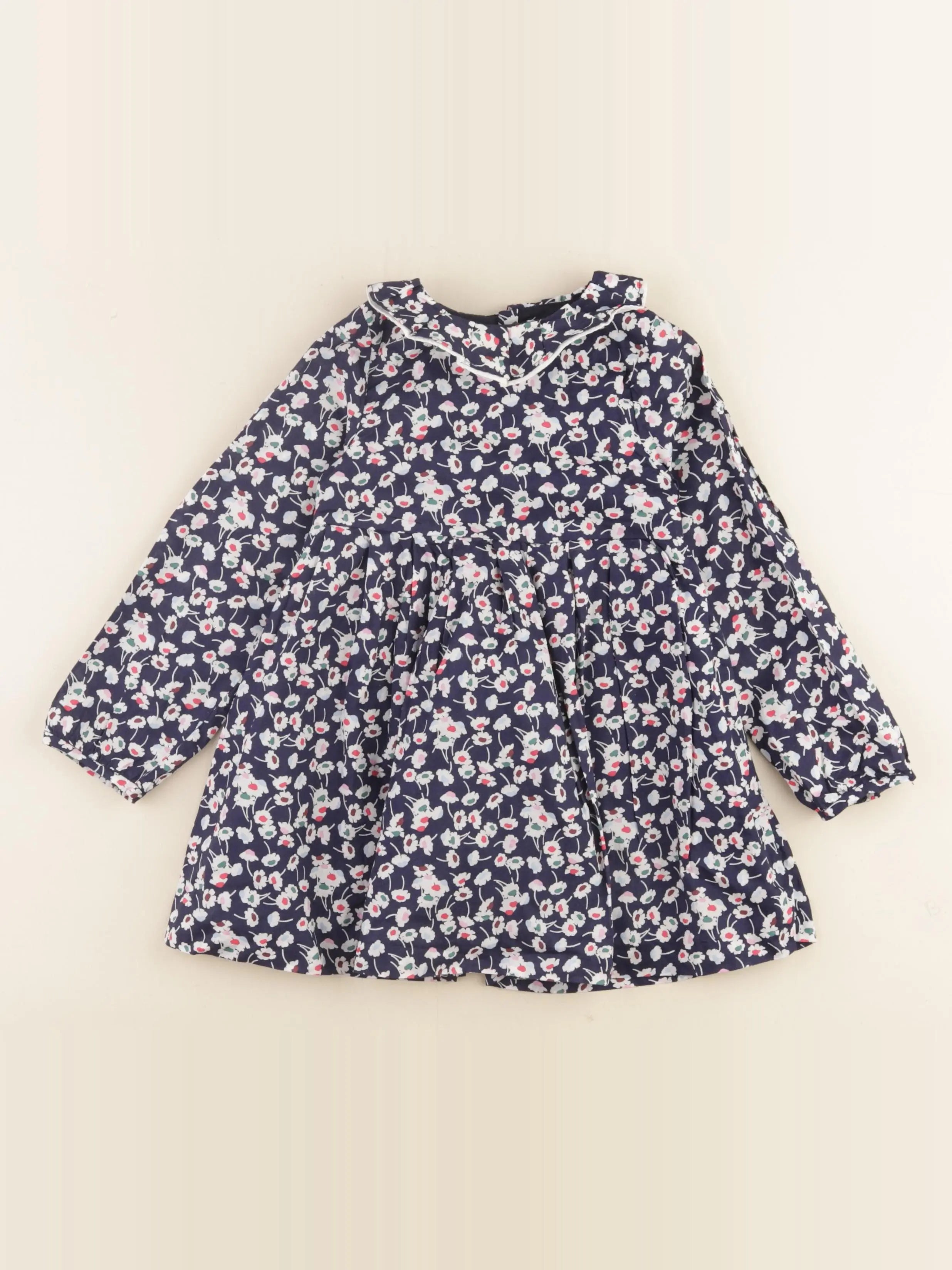 Jacadi - robe liberty bleu - 24 mois