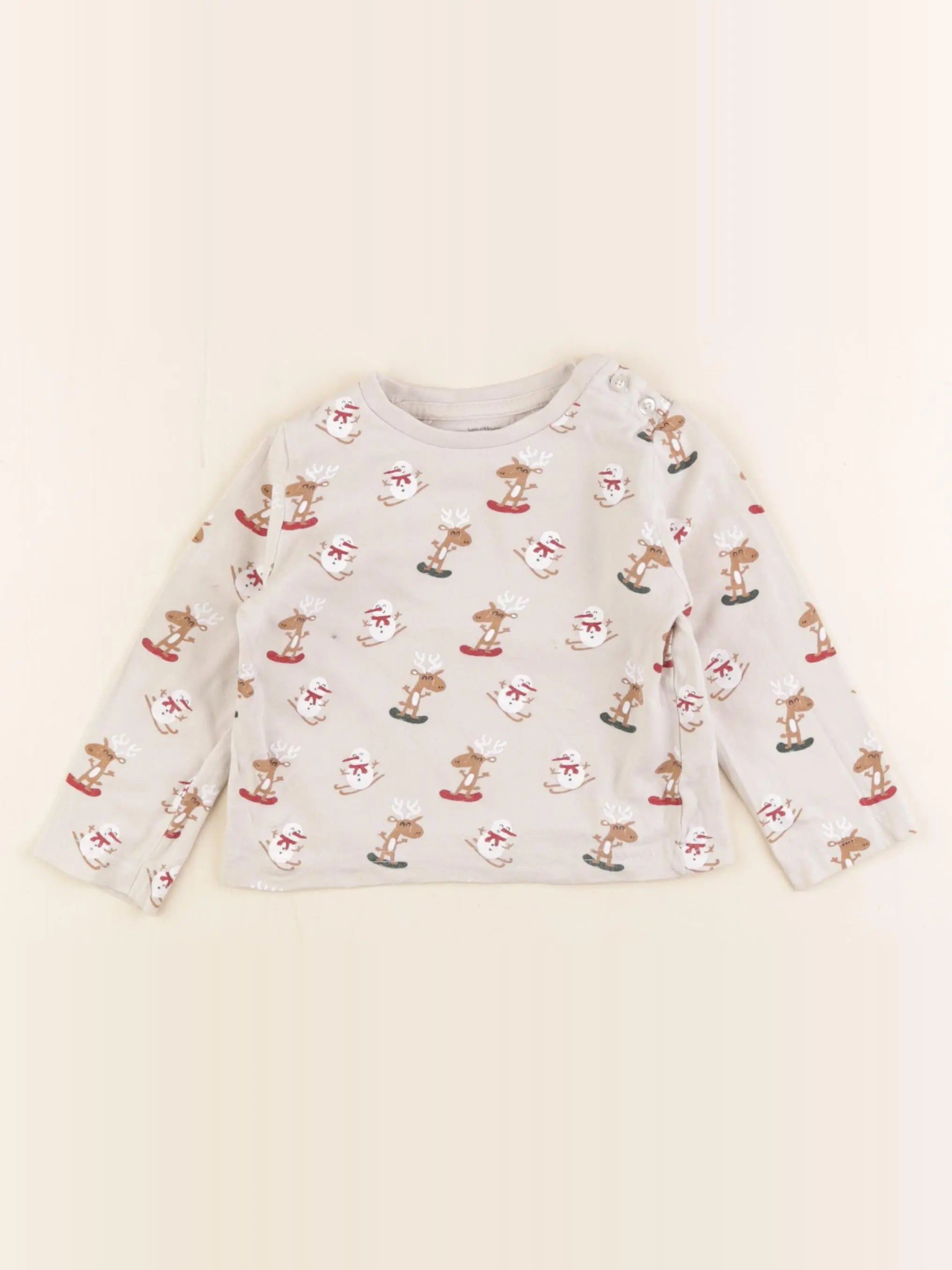 Vertbaudet - tee-shirt multicolore - 18 mois