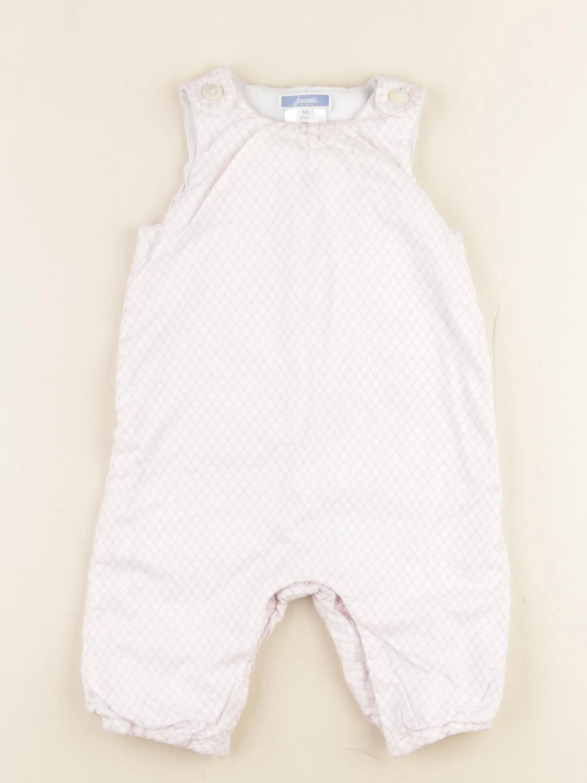 Jacadi - combinaison doublé rose - 6 mois