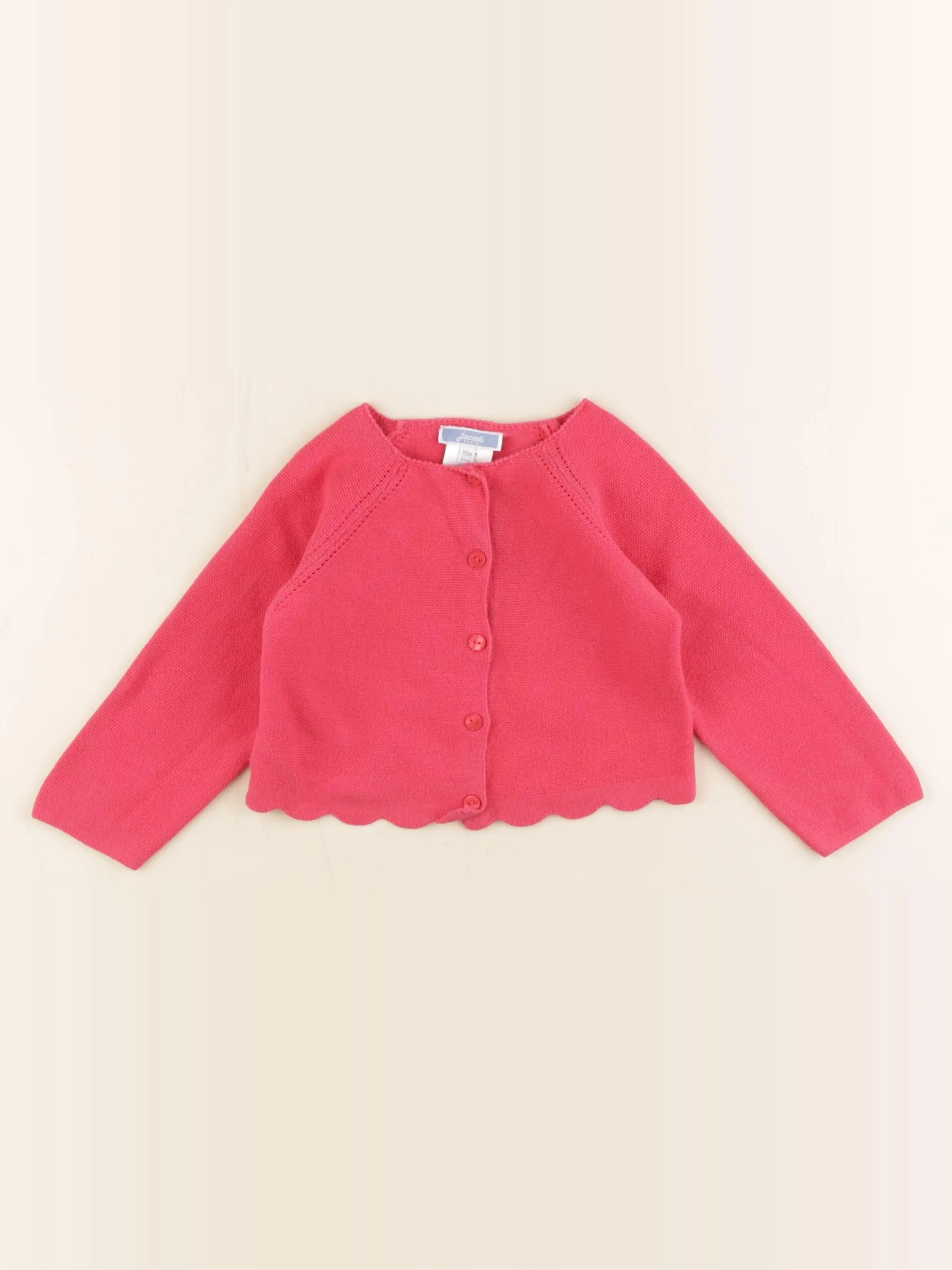 Jacadi - gilet rose - 18 mois