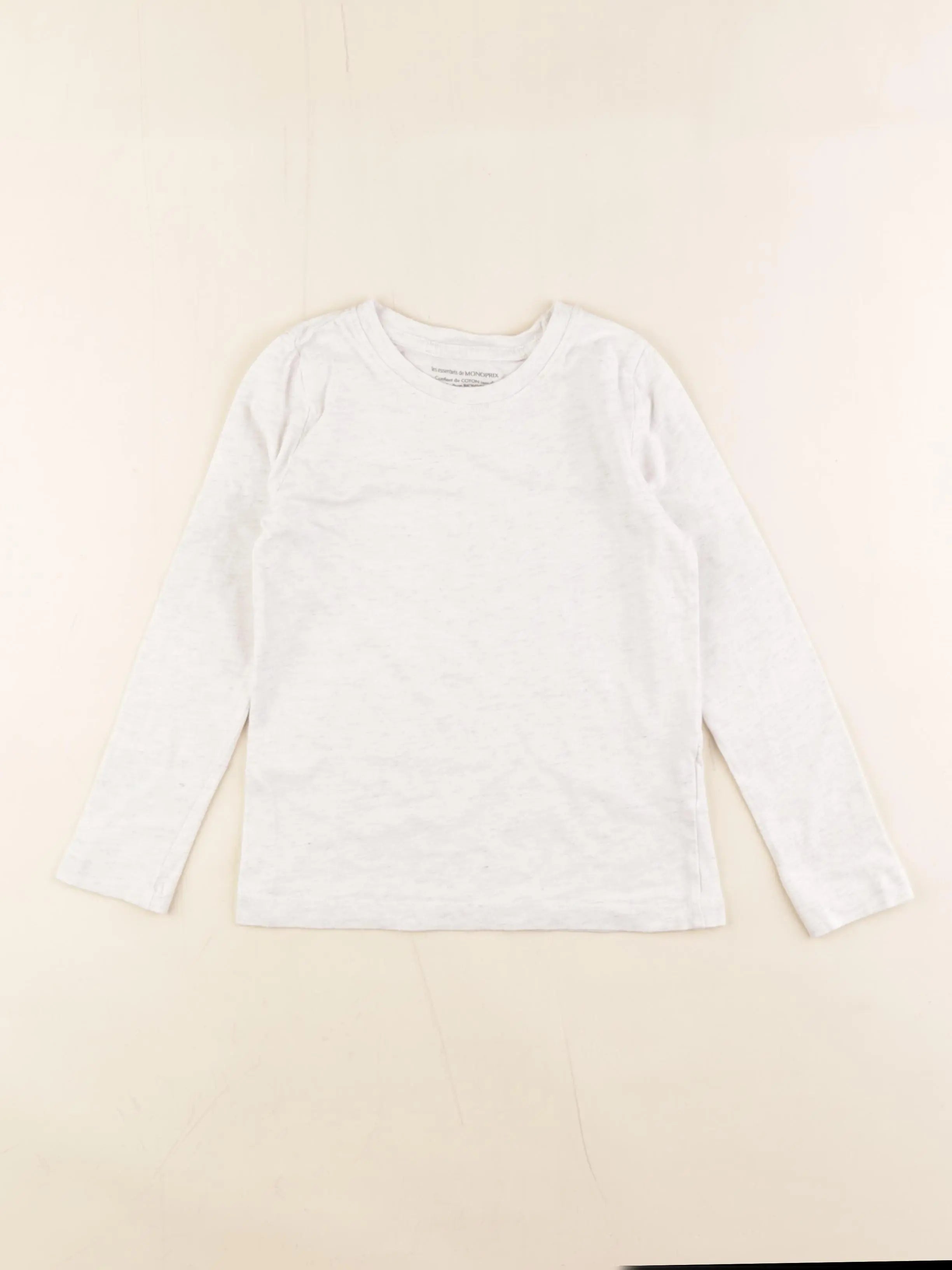 Monoprix - tee-shirt blanc - 6 ans