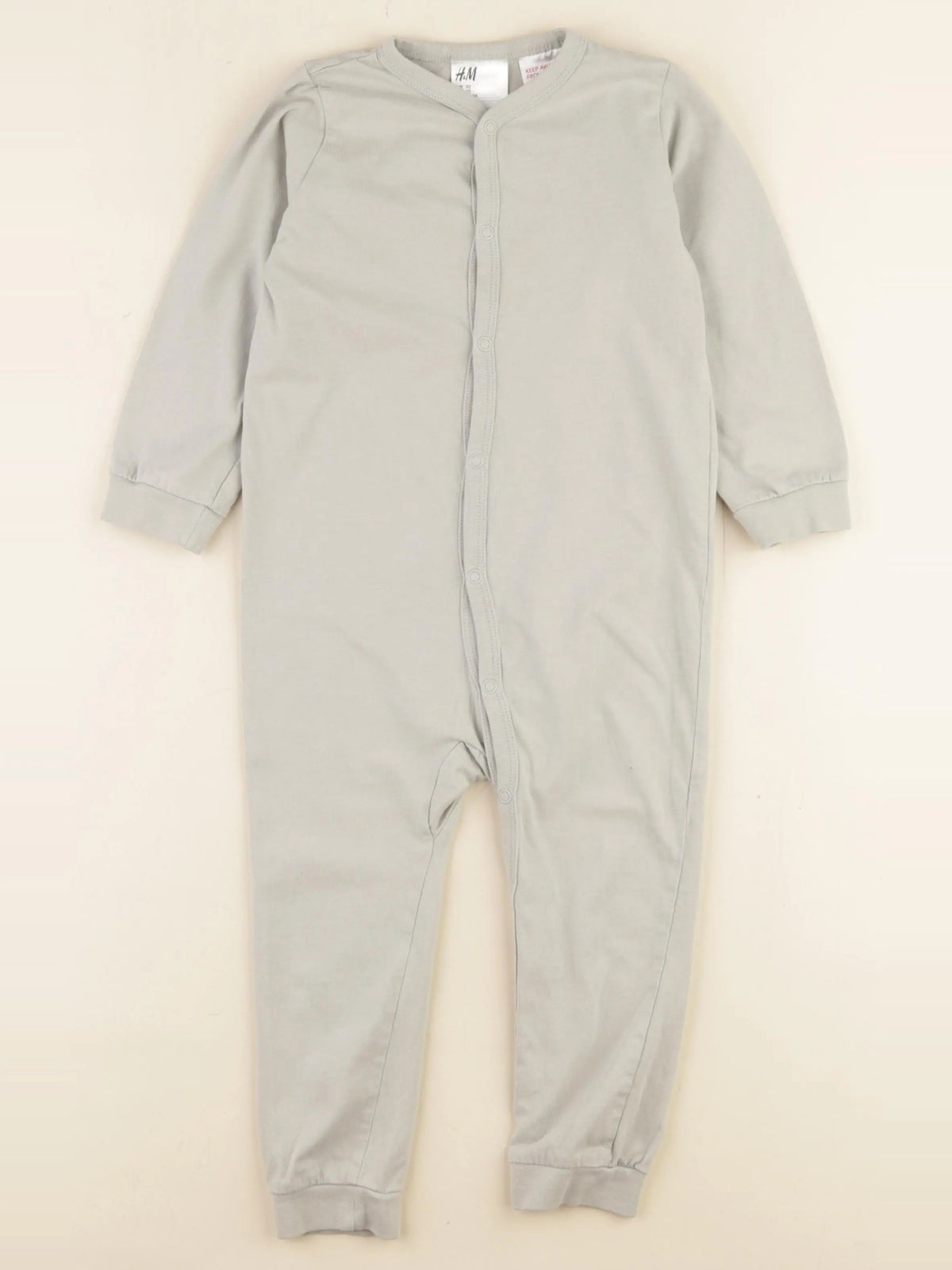H&M - pyjama coton bleu - 18/24 mois