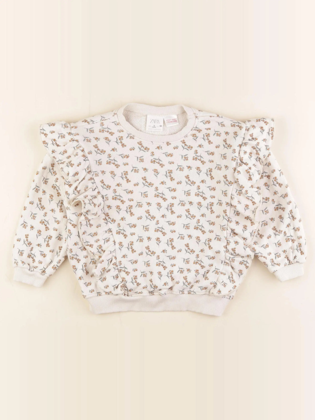 Zara - sweat beige - 3 ans