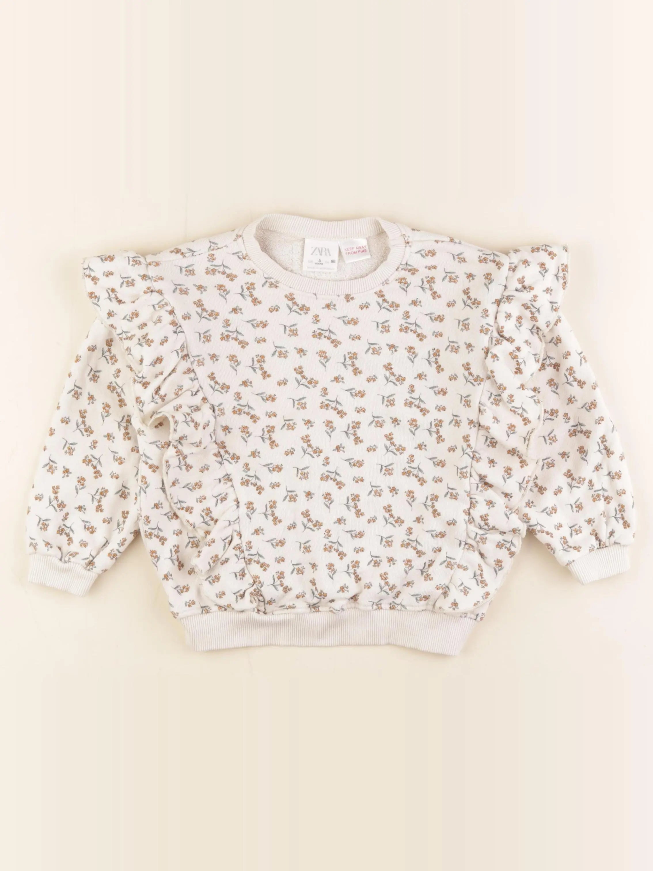 Zara - sweat beige - 3 ans