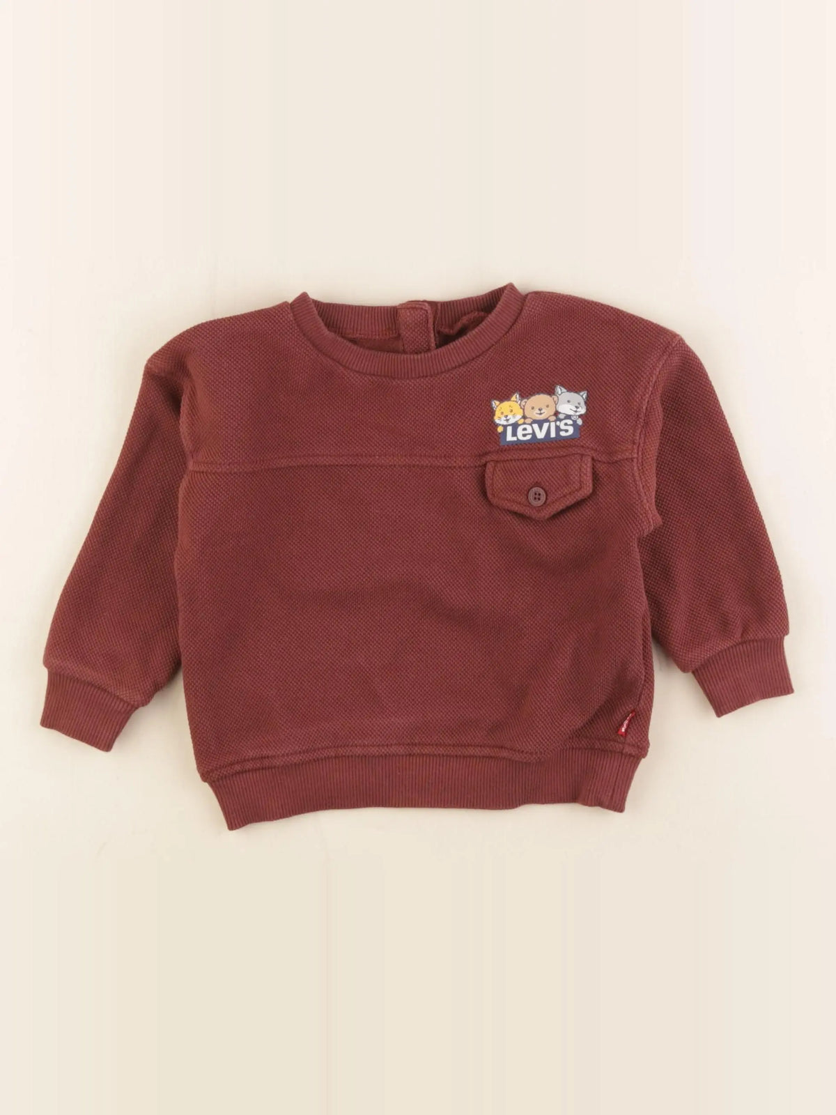 Levi's - sweat marron - 18 mois