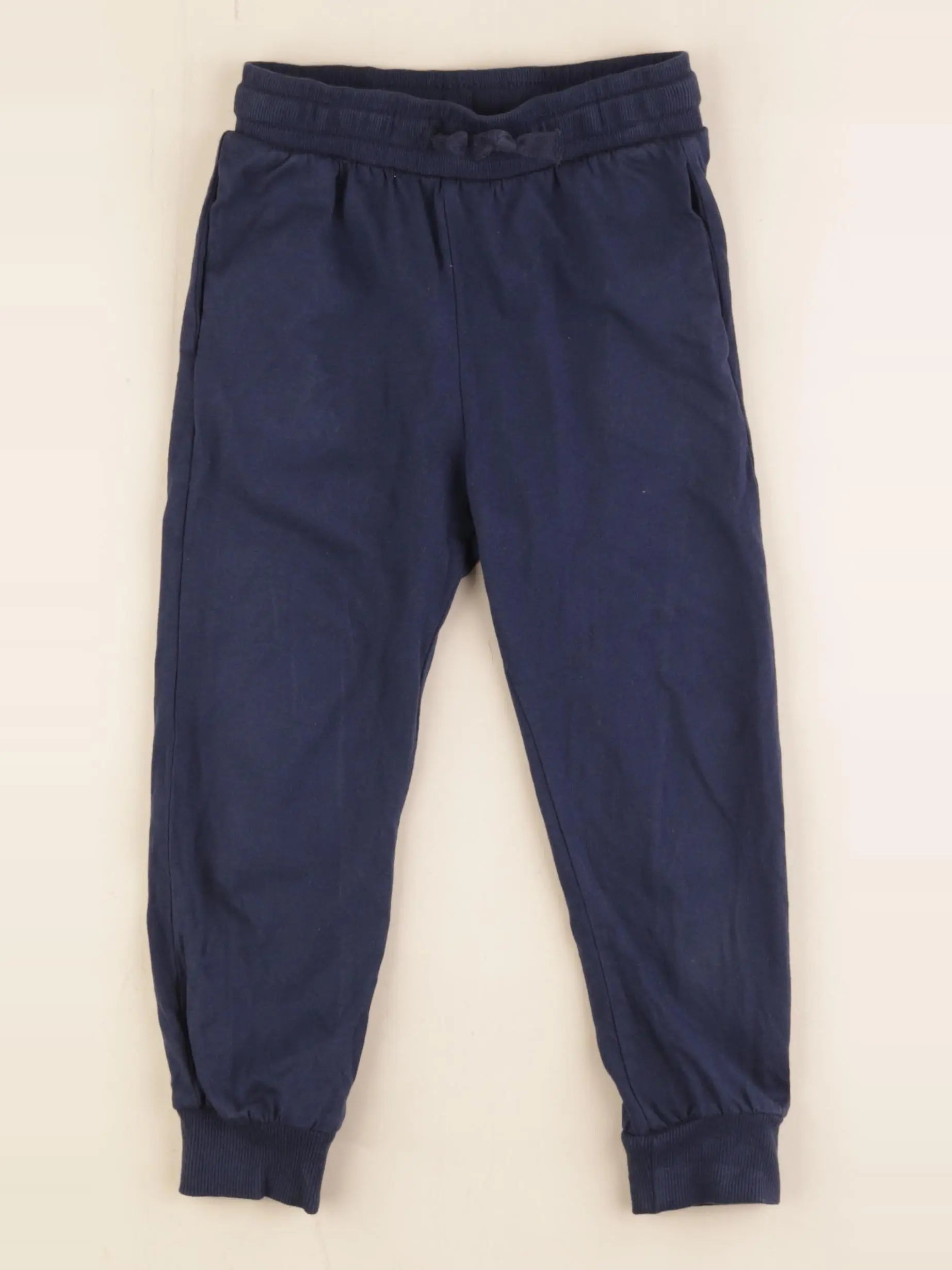 H&M - jogging bleu - 3/4 ans