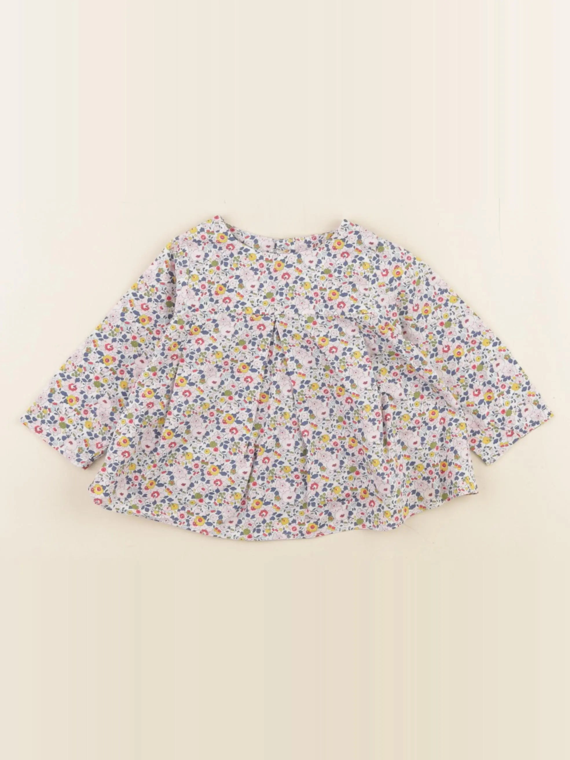 Jacadi - blouse liberty multicolore - 6 mois