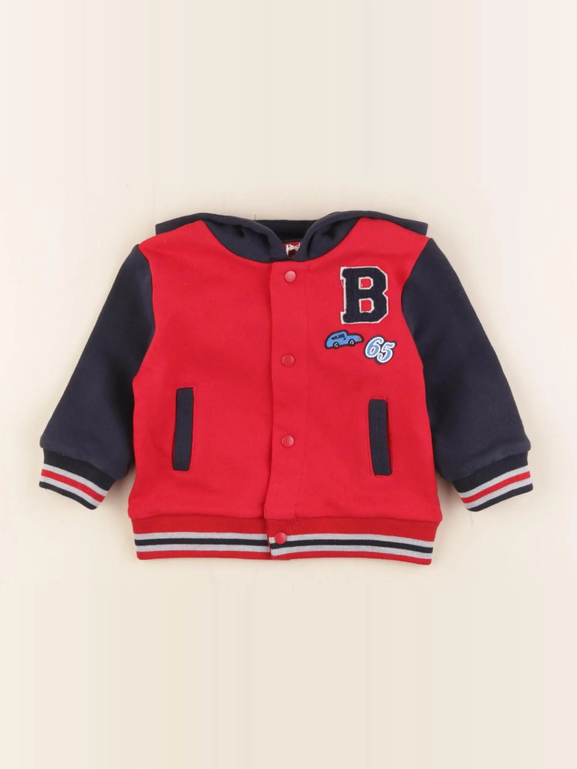 Boutchou - sweat rouge - 6 mois