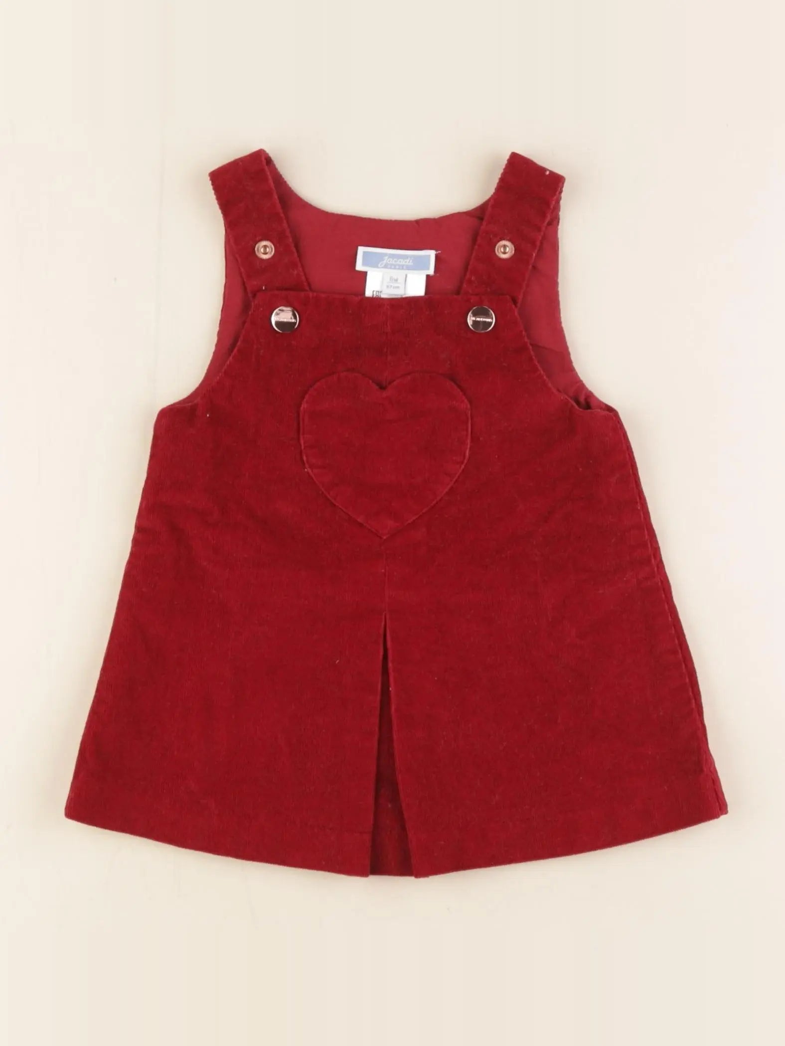 Jacadi - robe rouge - 6 mois