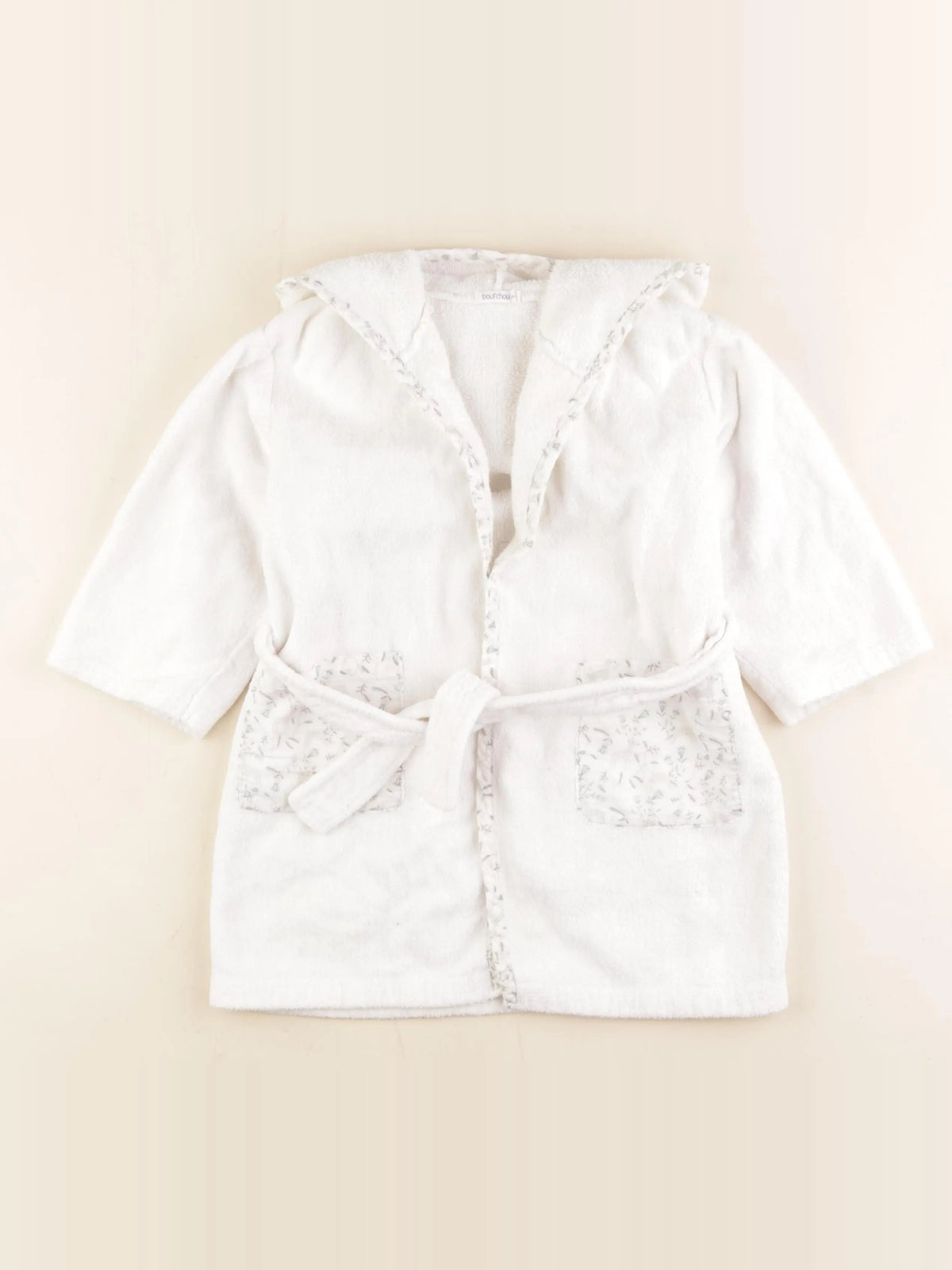 Boutchou - robe de chambre blanc - 24/36 mois