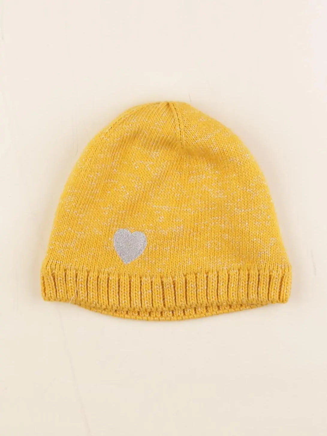 Petit Bateau - bonnet jaune - 4/5 ans