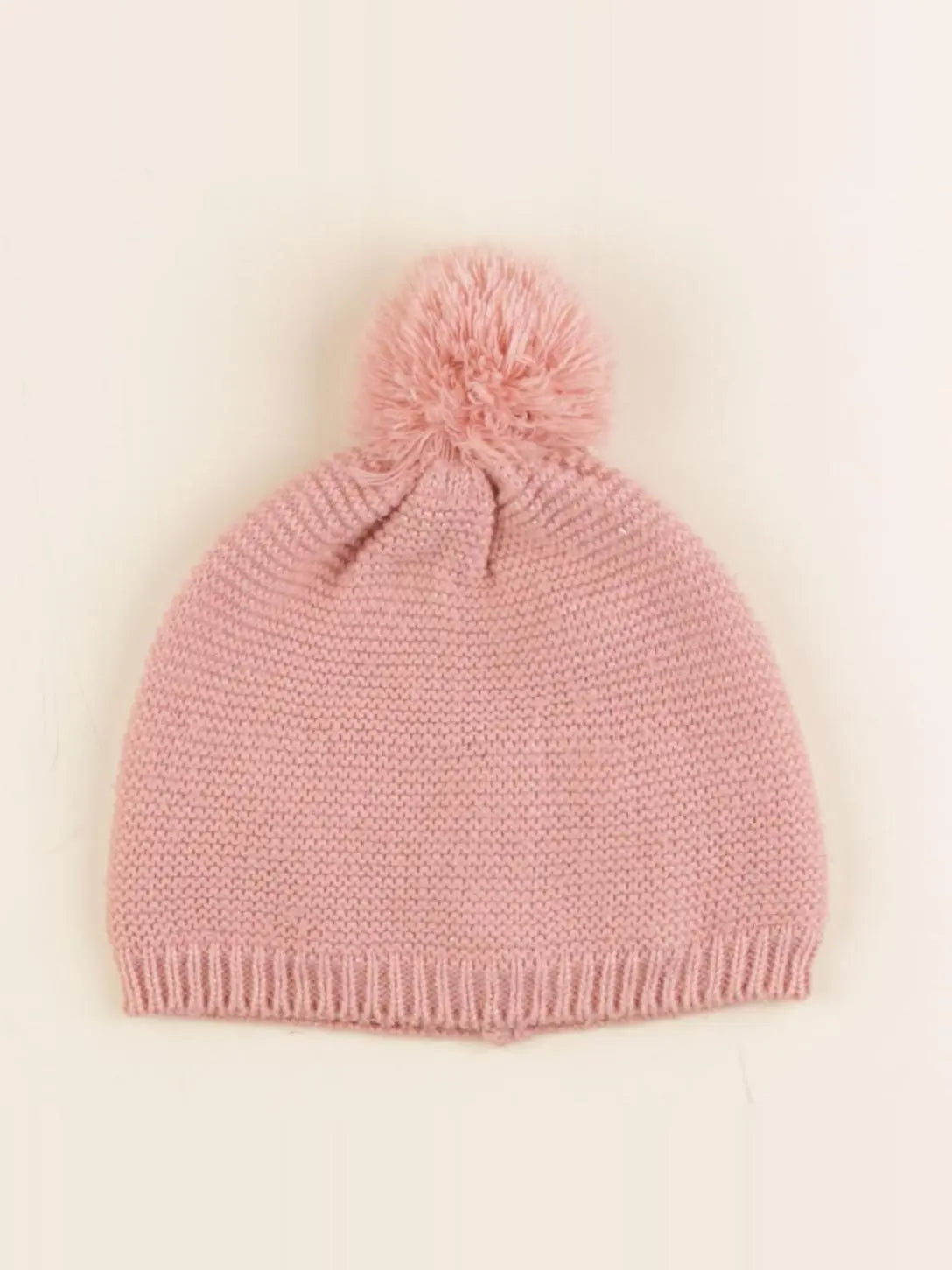 Monoprix - bonnet rose - 3/6 ans