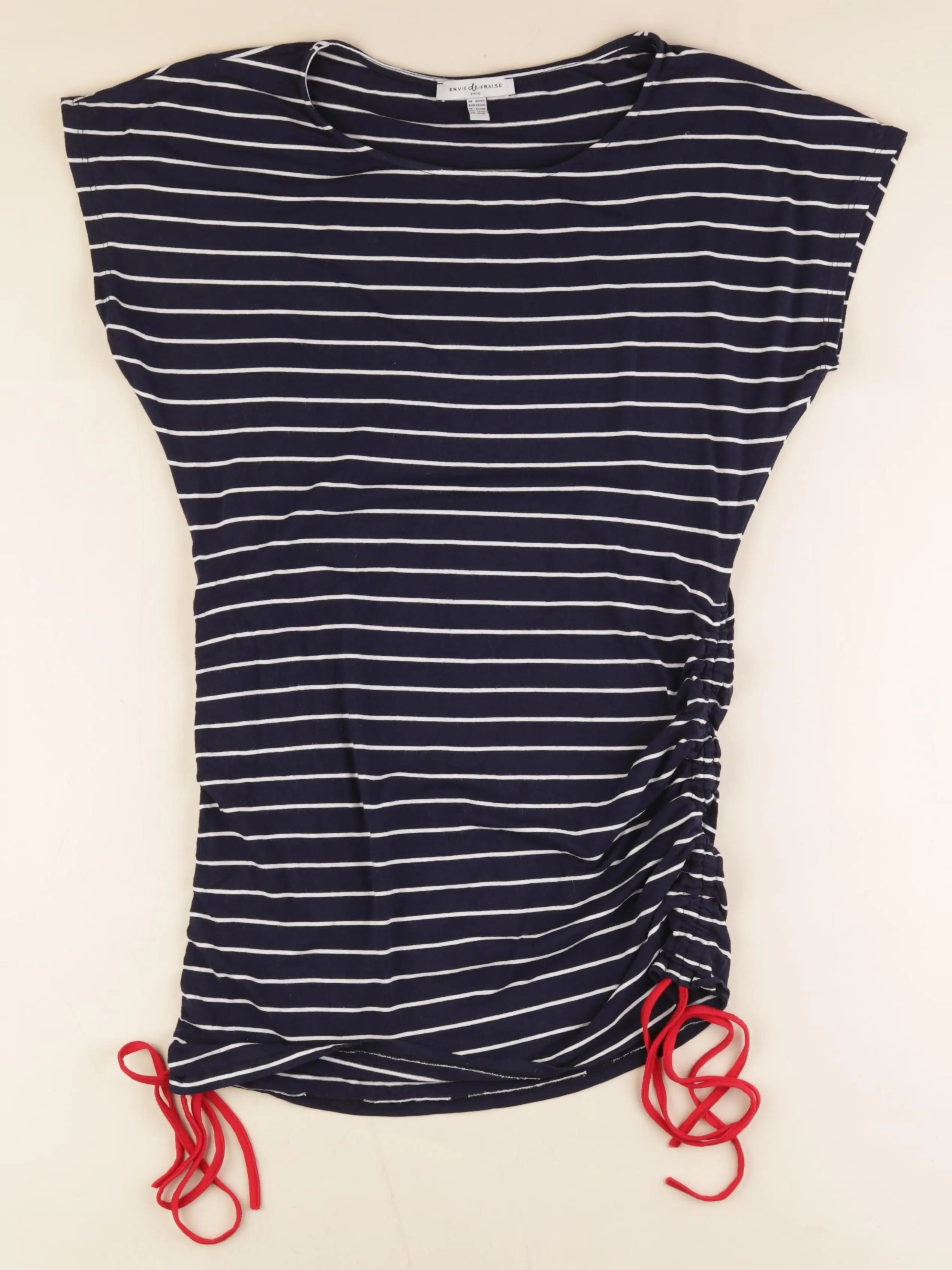 Envie de fraise - tee-shirt grossesse bleu - 40 à 42