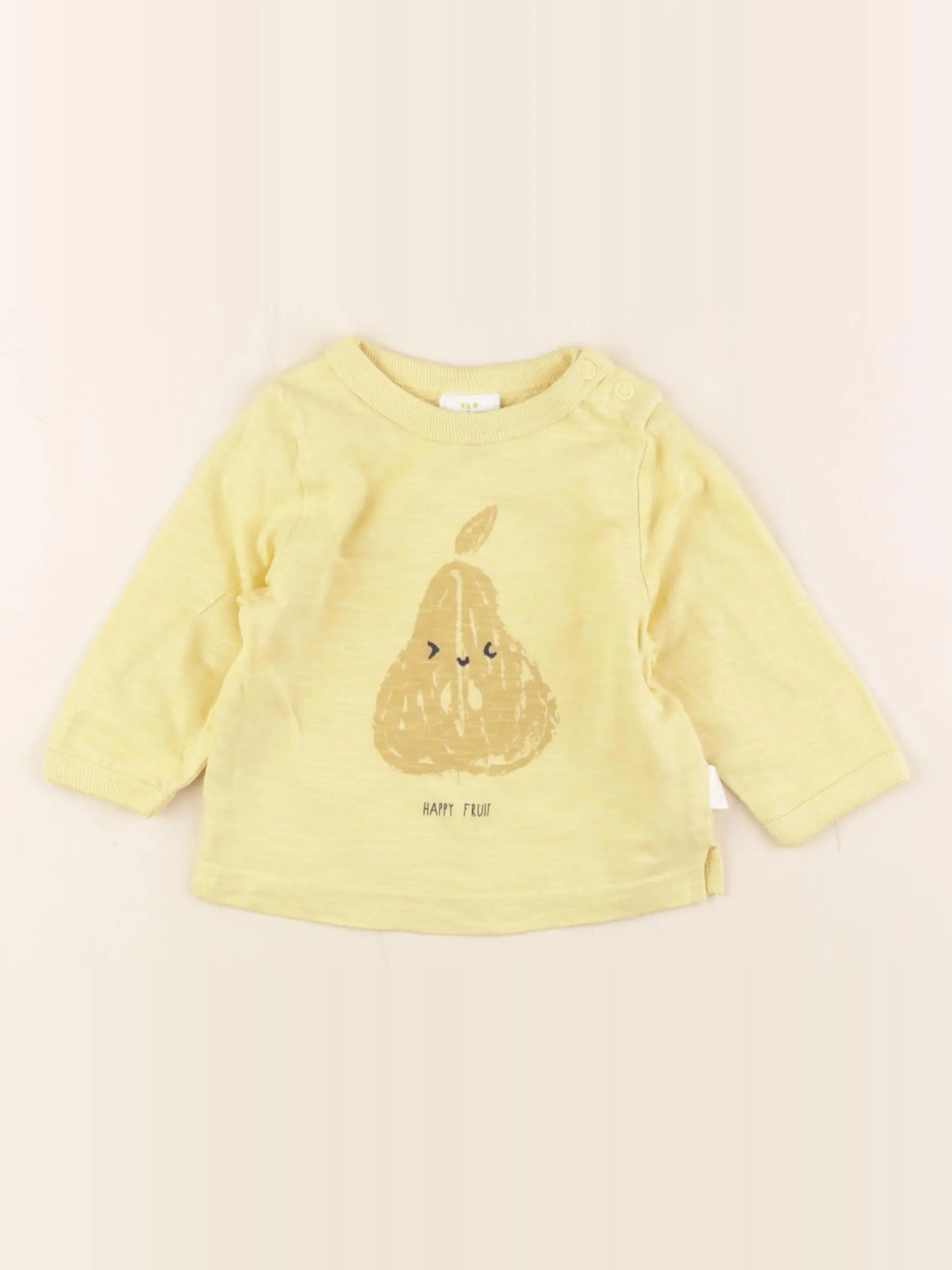 Tape à l'oeil - tee-shirt jaune - 3 mois