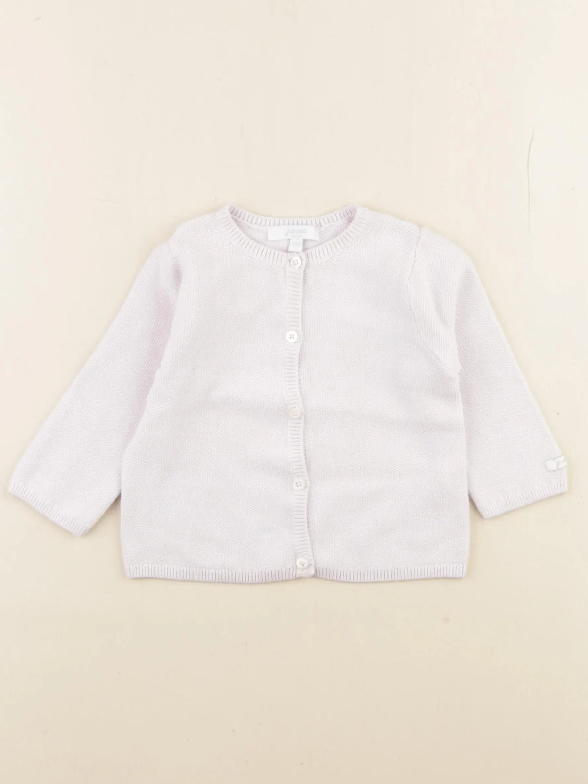 Jacadi - gilet violet - 12 mois