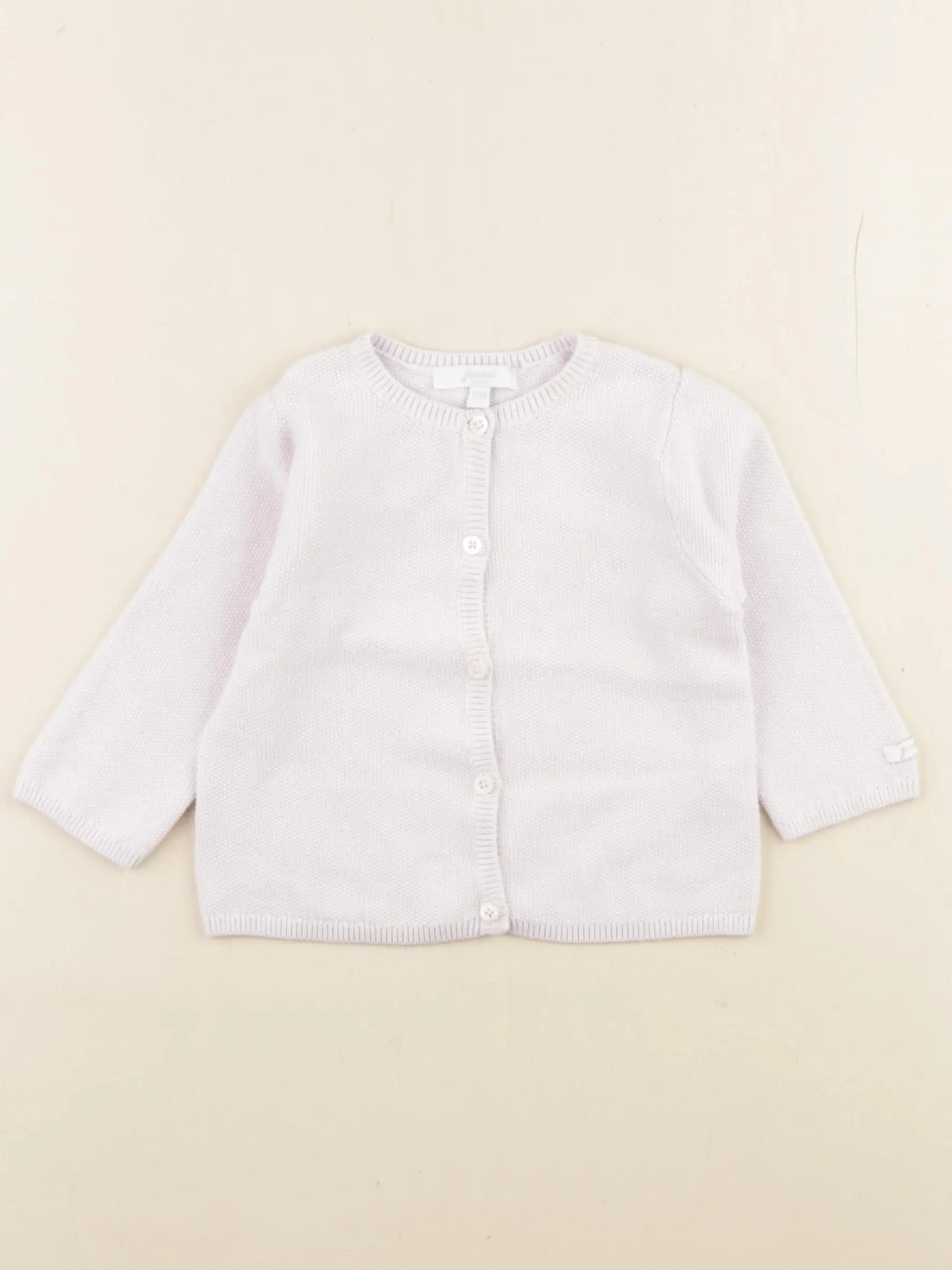 Jacadi - gilet violet - 12 mois