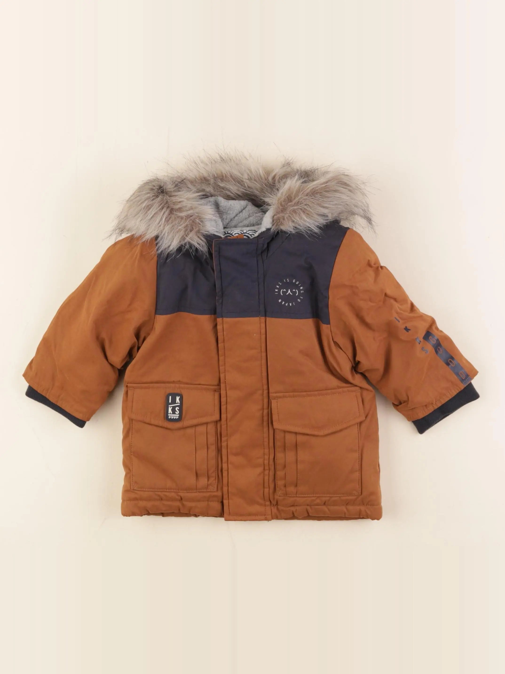 IKKS - parka marron - 6 mois