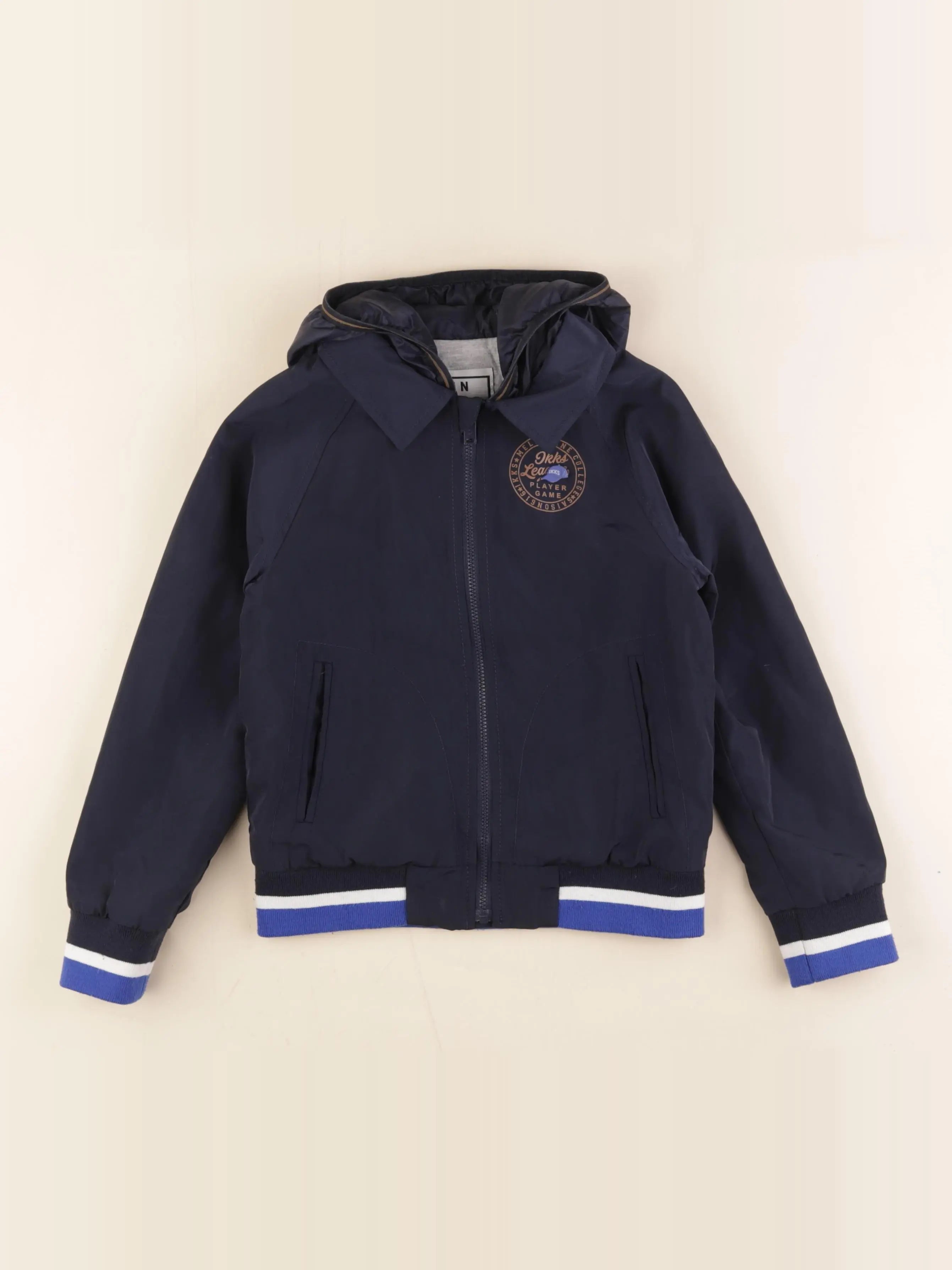 IKKS - veste doublé bleu - 6 ans