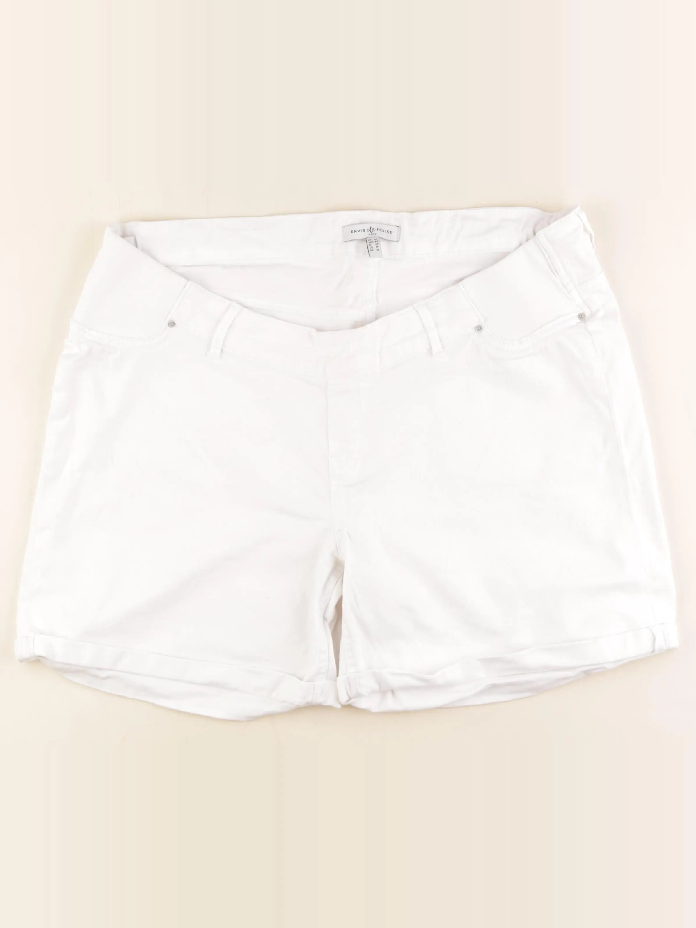 Envie de fraise - short grossesse blanc - 42