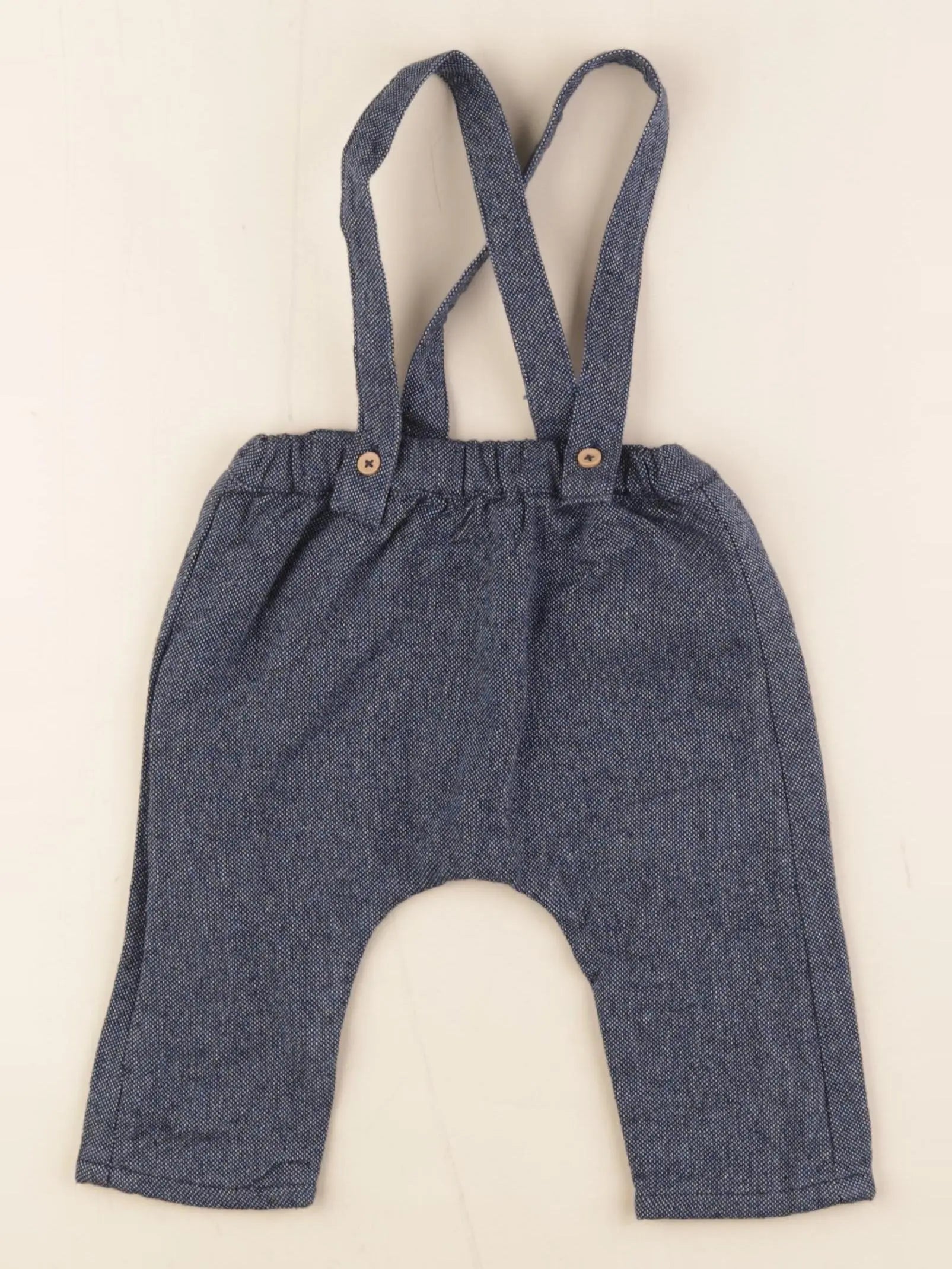 Boutchou - sarouel doublé bleu - 6 mois