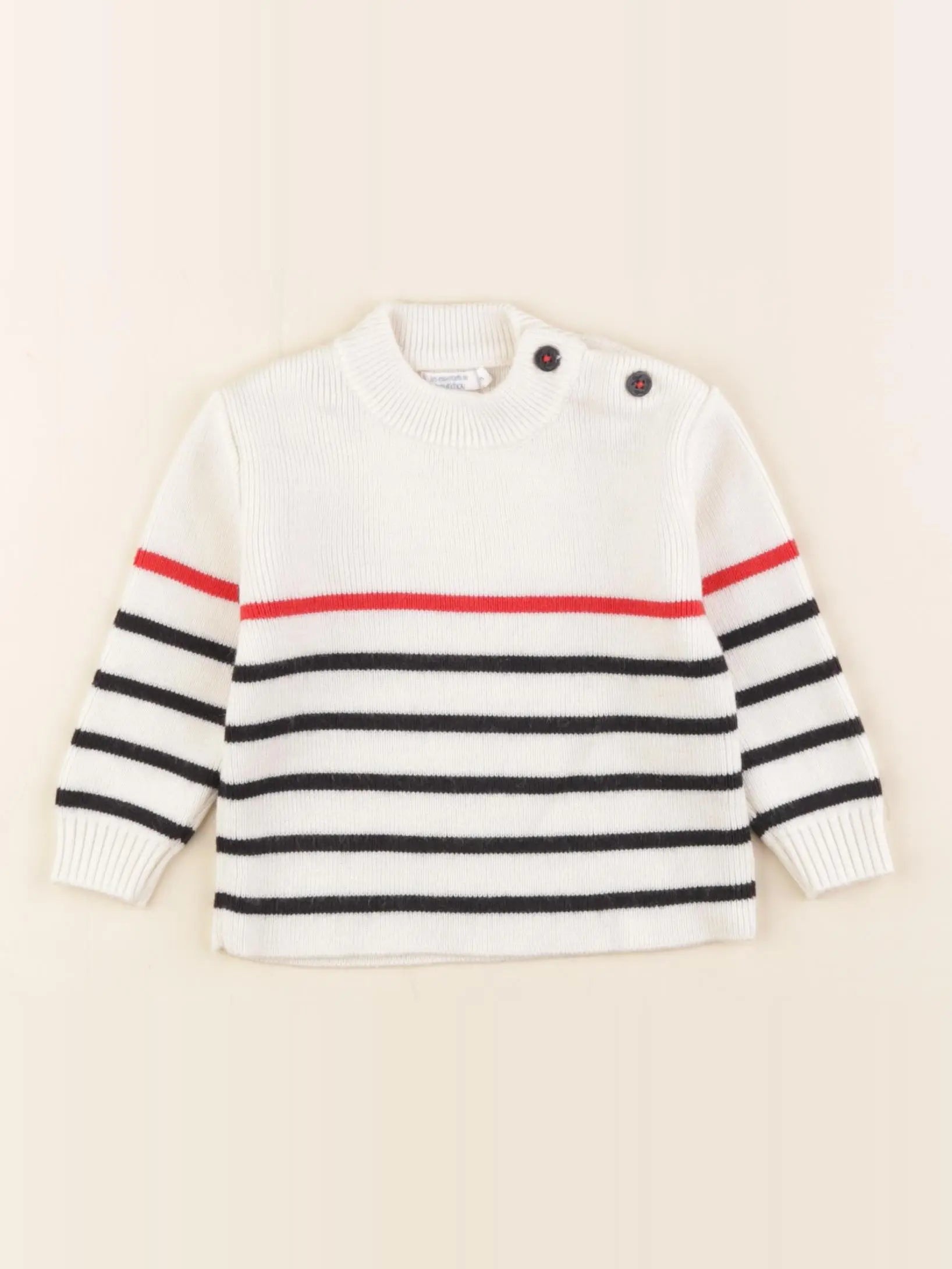 Boutchou - pull beige - 6 mois