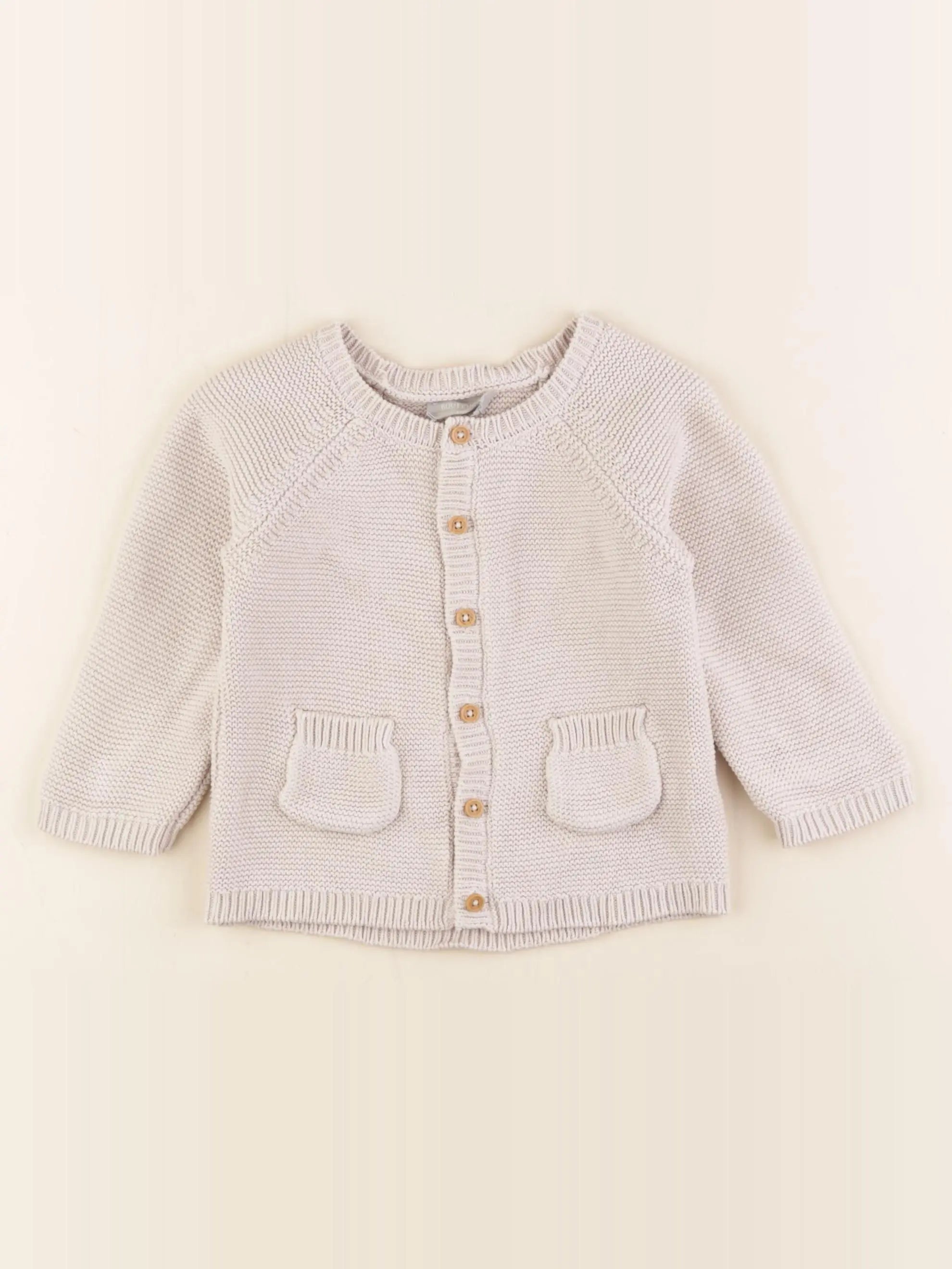 Boutchou - gilet beige - 18 mois