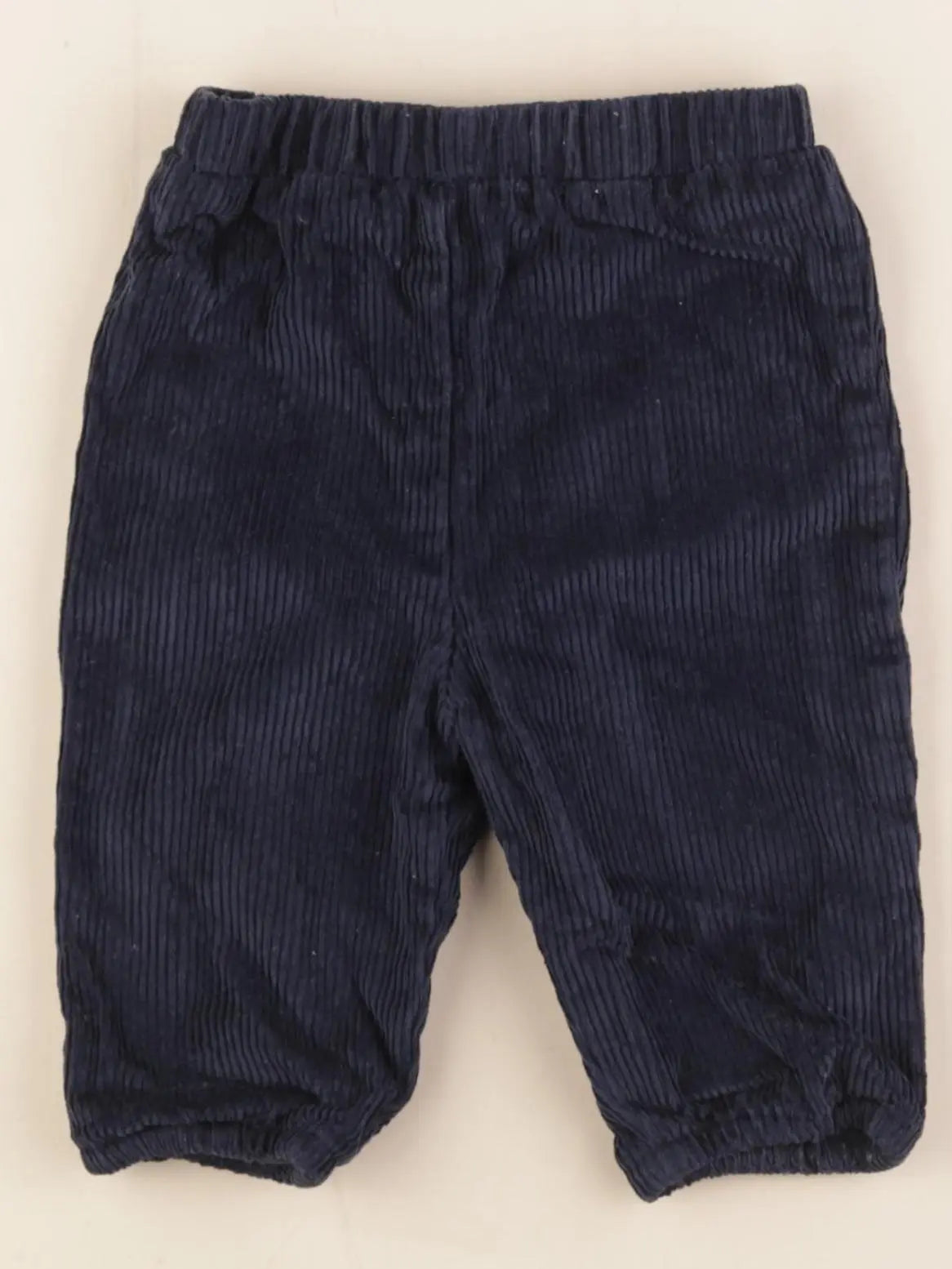 Boutchou - pantalon doublé bleu - 6 mois