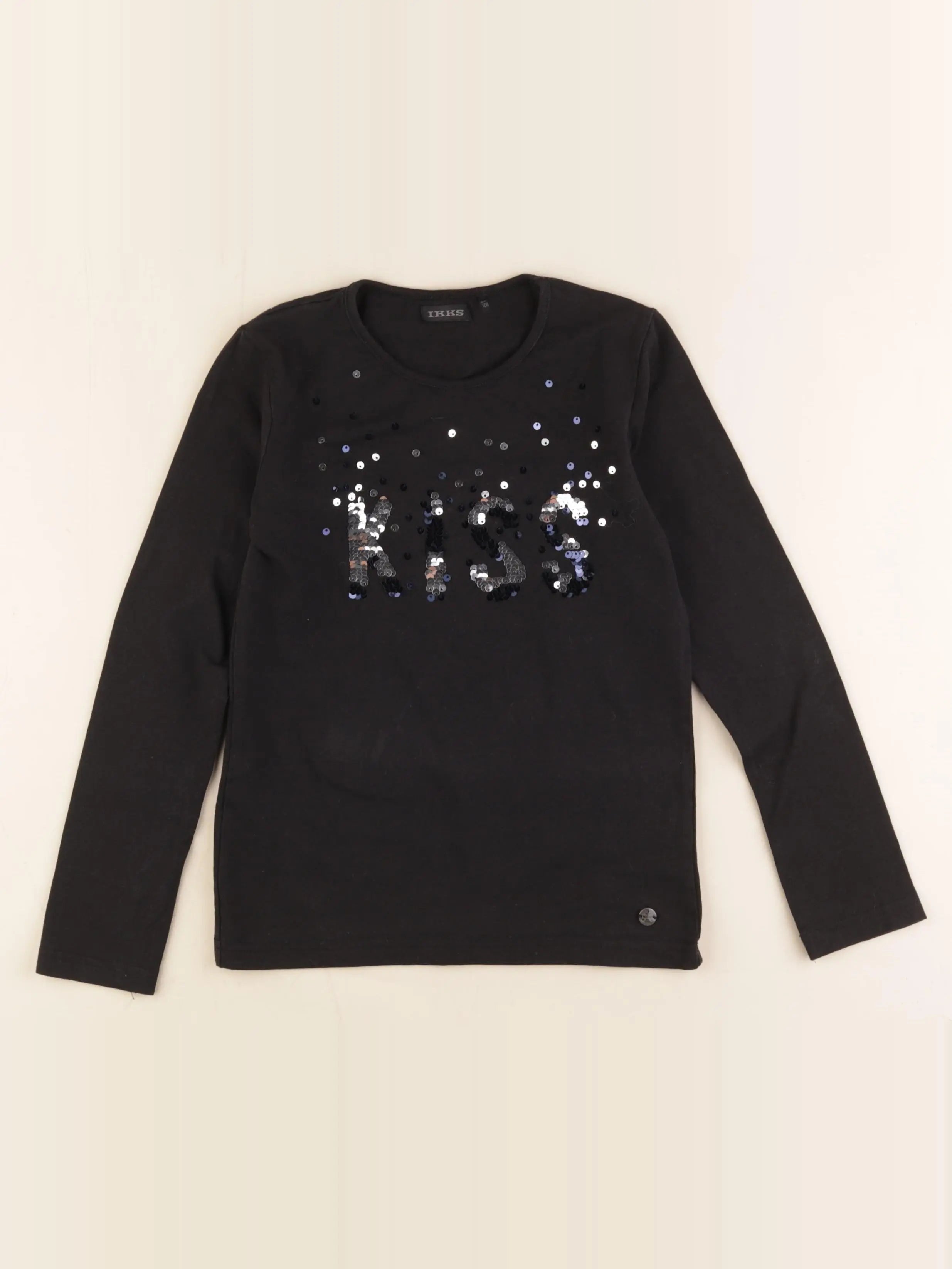 IKKS - tee-shirt noir - 8 ans