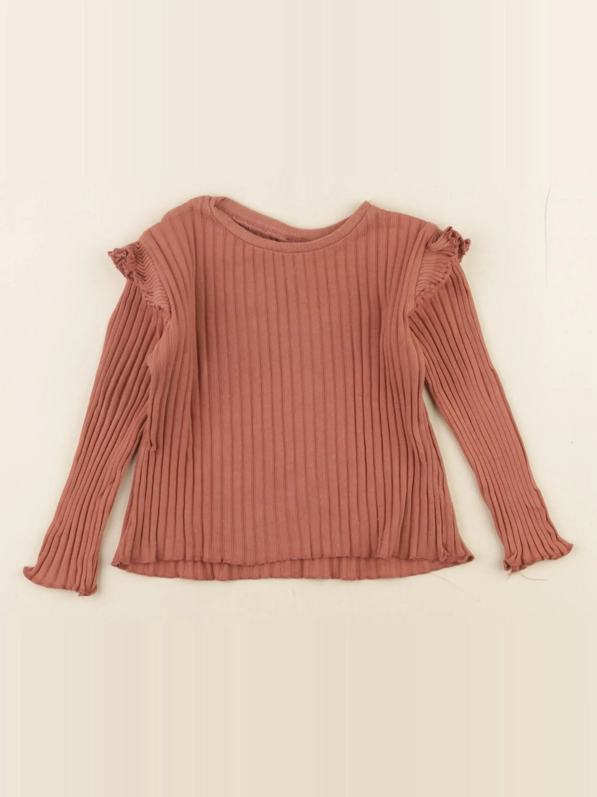 Zara - tee-shirt marron - 18/24 mois