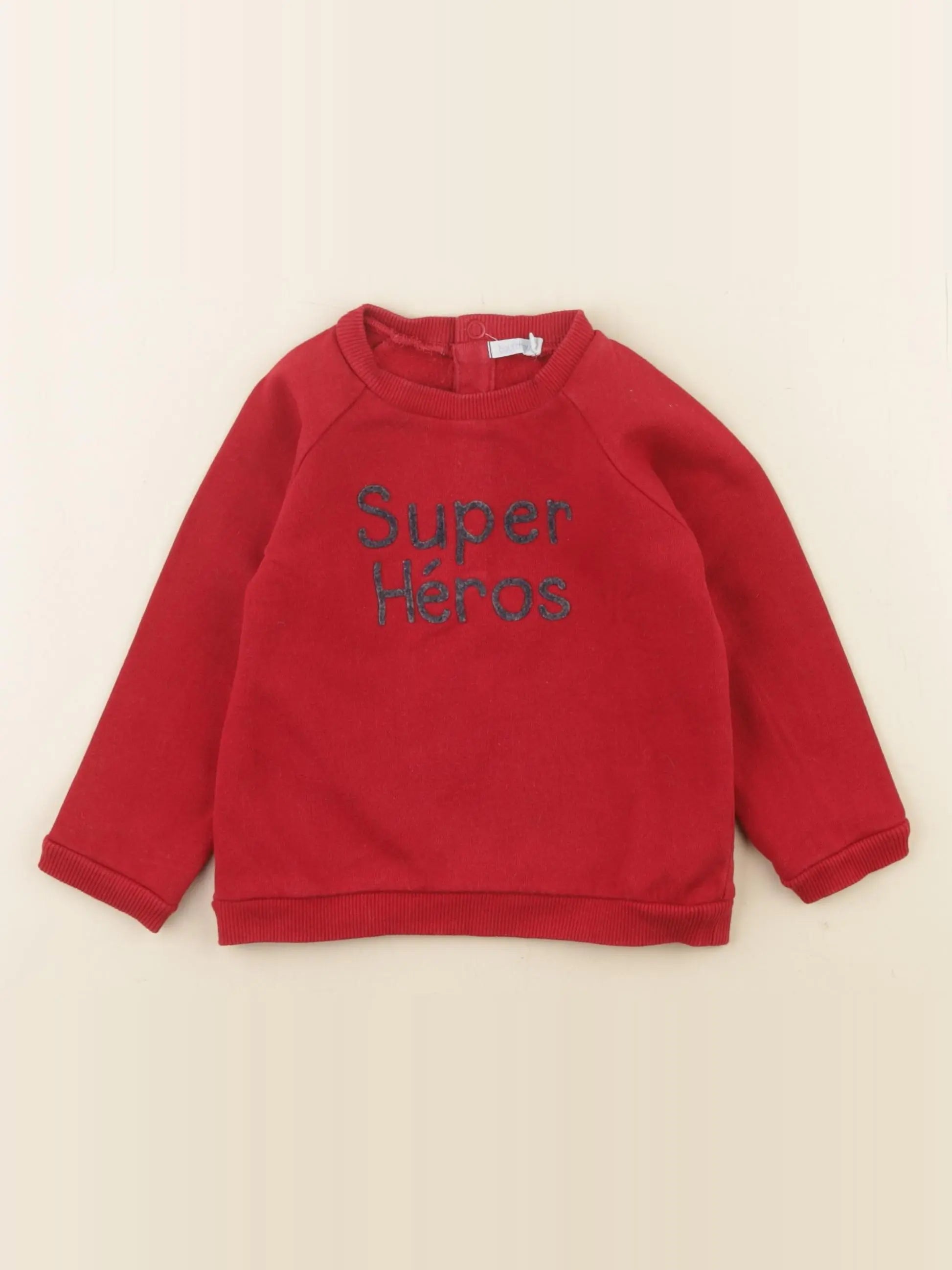 Boutchou - sweat rouge - 18 mois