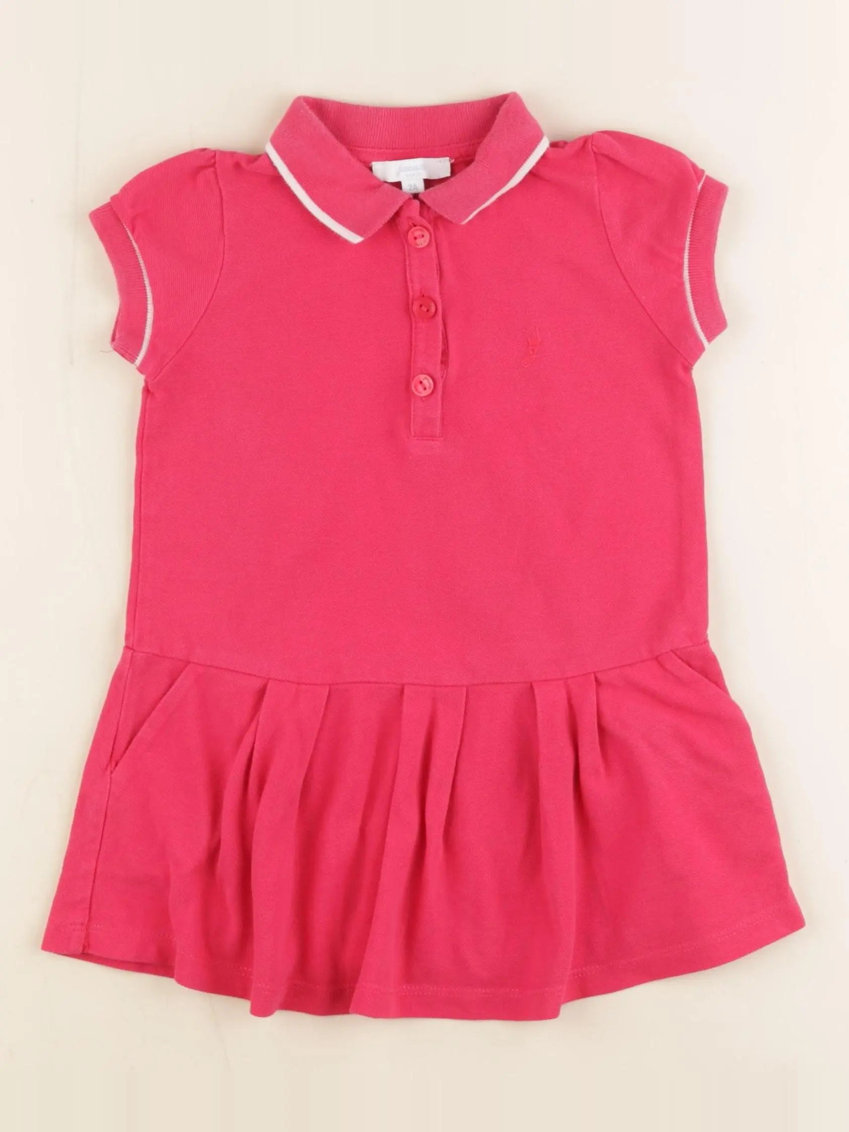Jacadi - robe rose - 2 ans