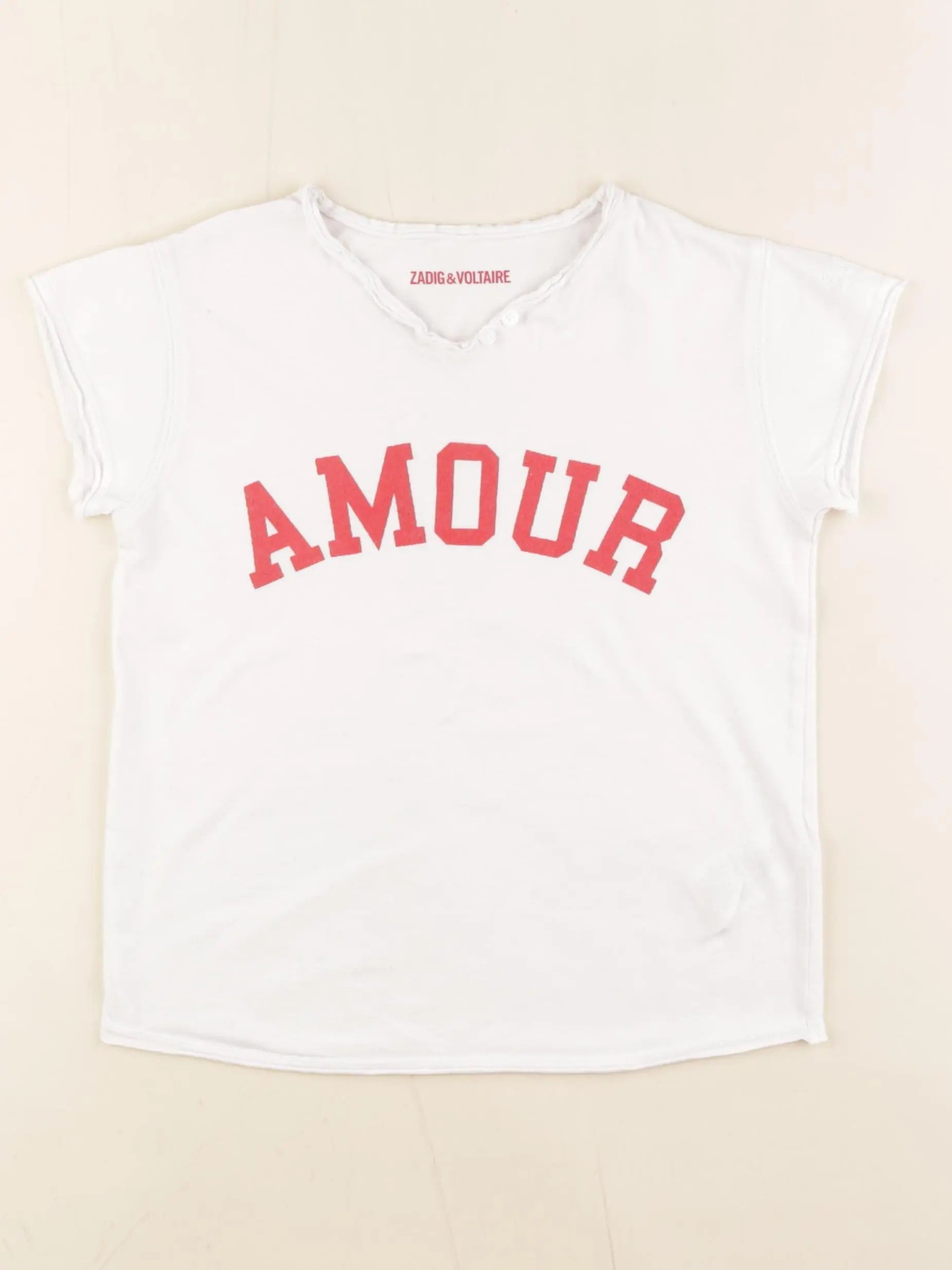 Zadig & Voltaire - tee-shirt blanc - 8 ans