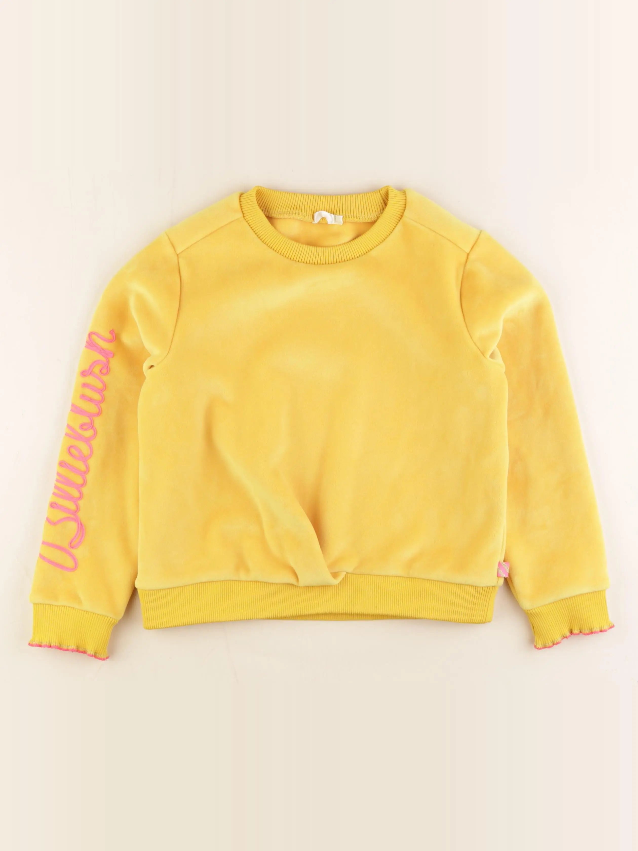 Billie Blush - sweat jaune - 8 ans