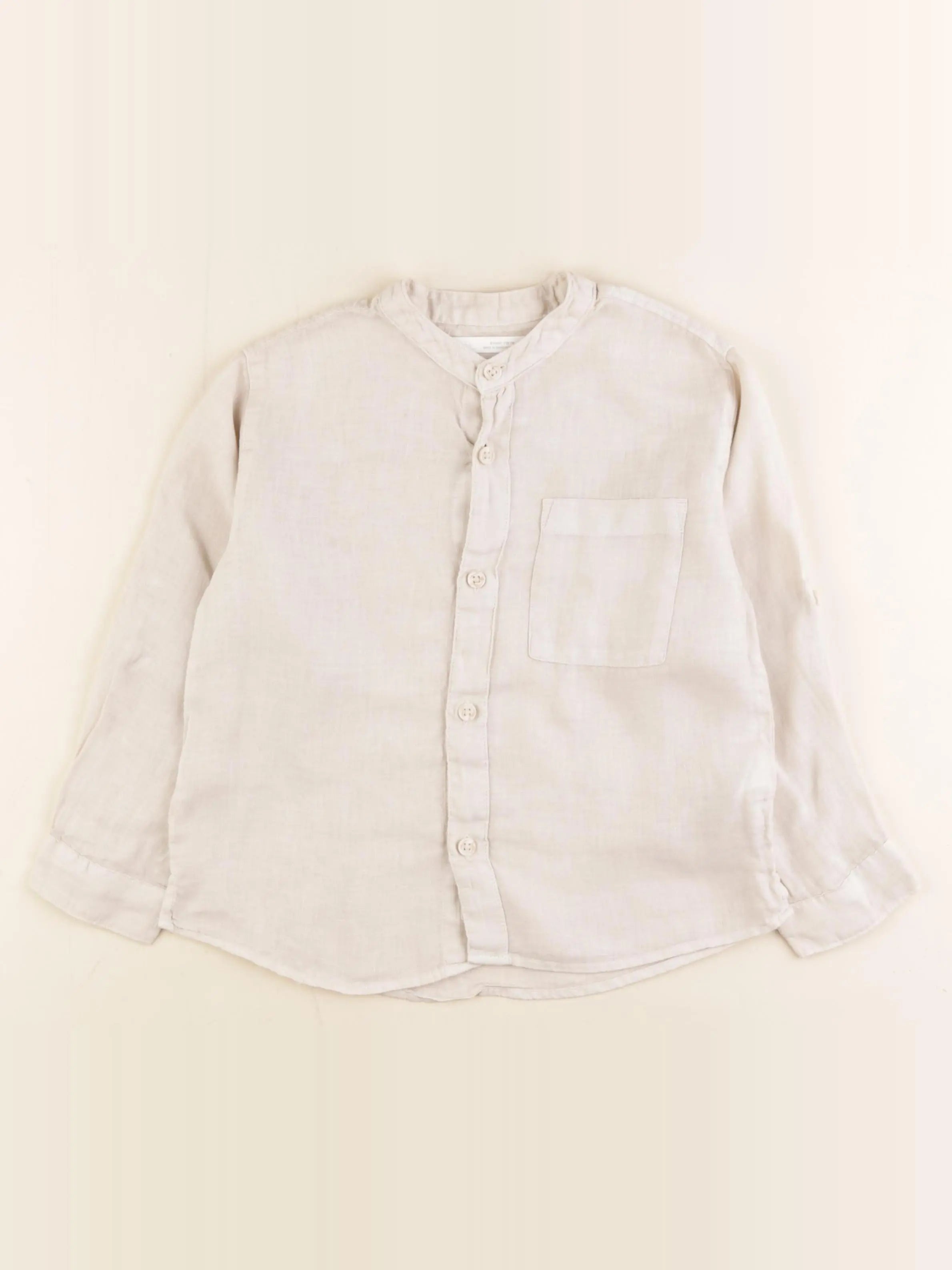 Zara - chemise beige - 5 ans