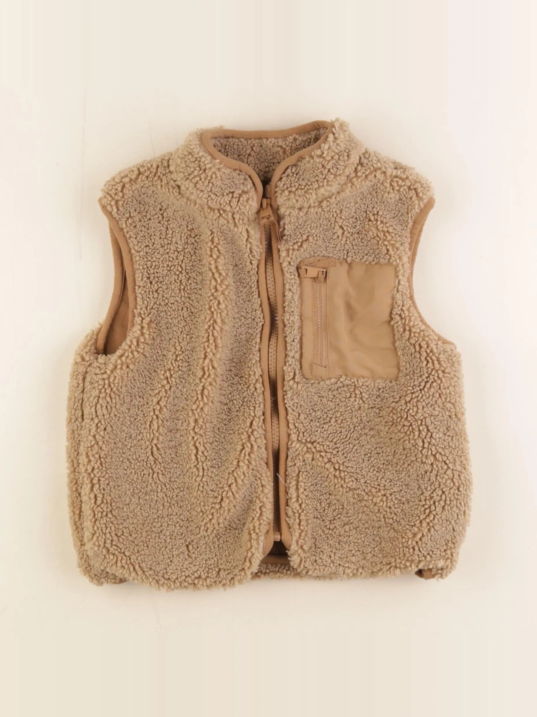 La Redoute - gilet marron - 5 ans