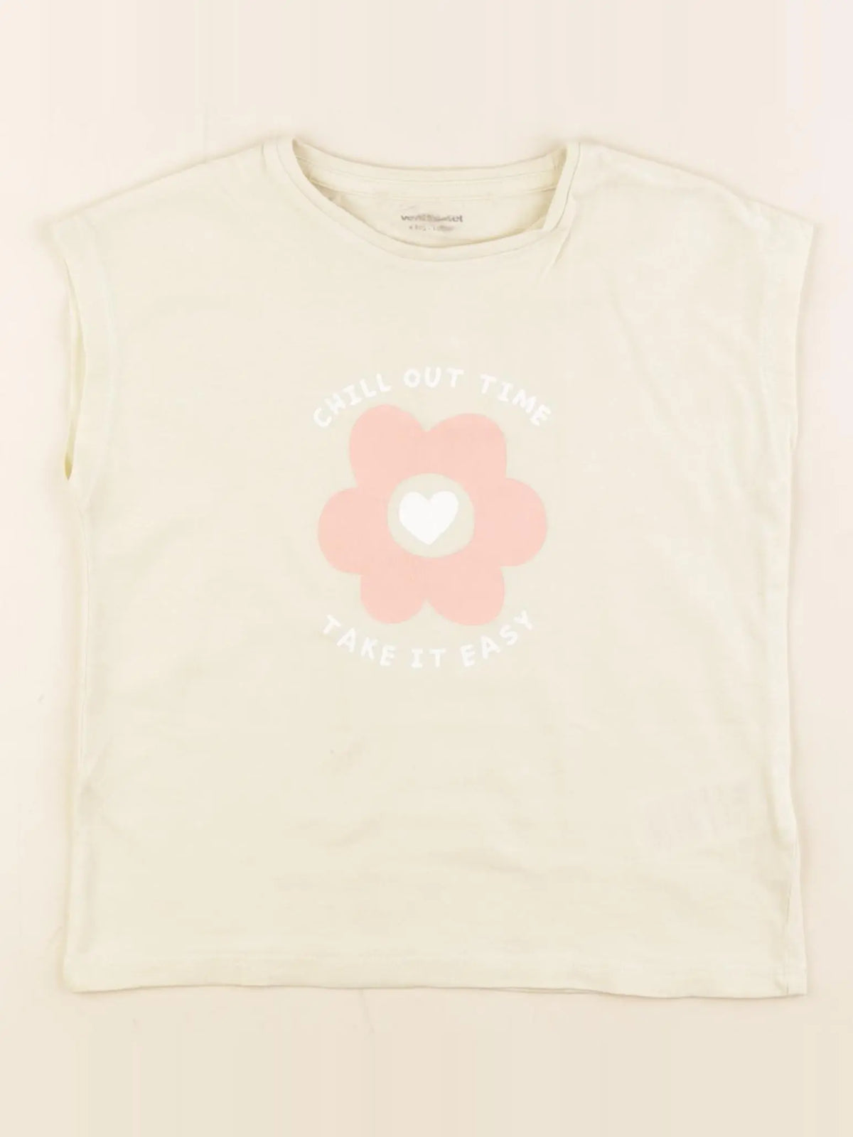 Vertbaudet - tee-shirt jaune - 4 ans