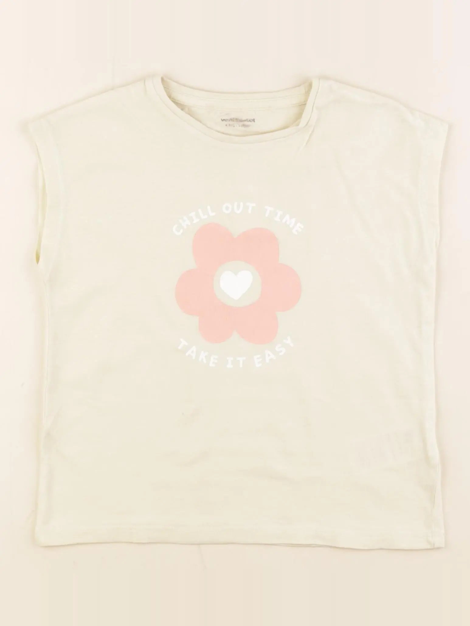 Vertbaudet - tee-shirt jaune - 4 ans