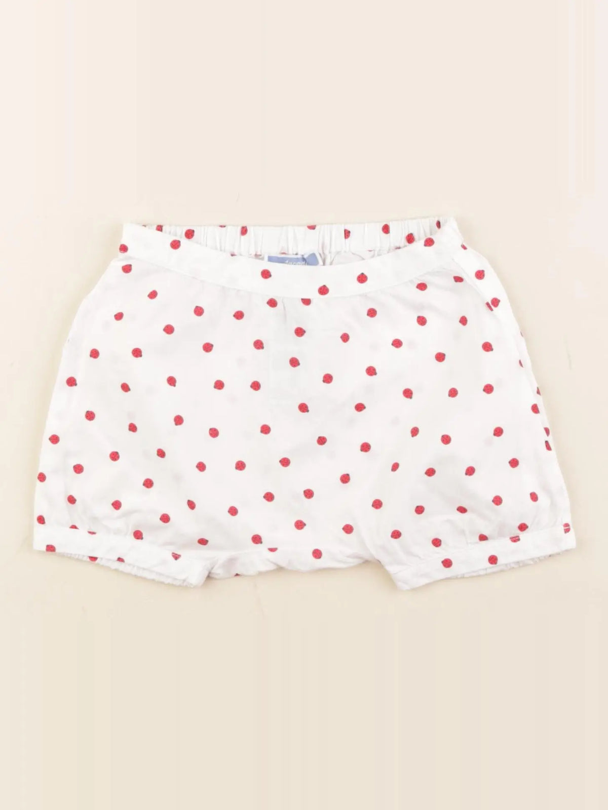 Jacadi - bloomer blanc, rouge - 12 mois