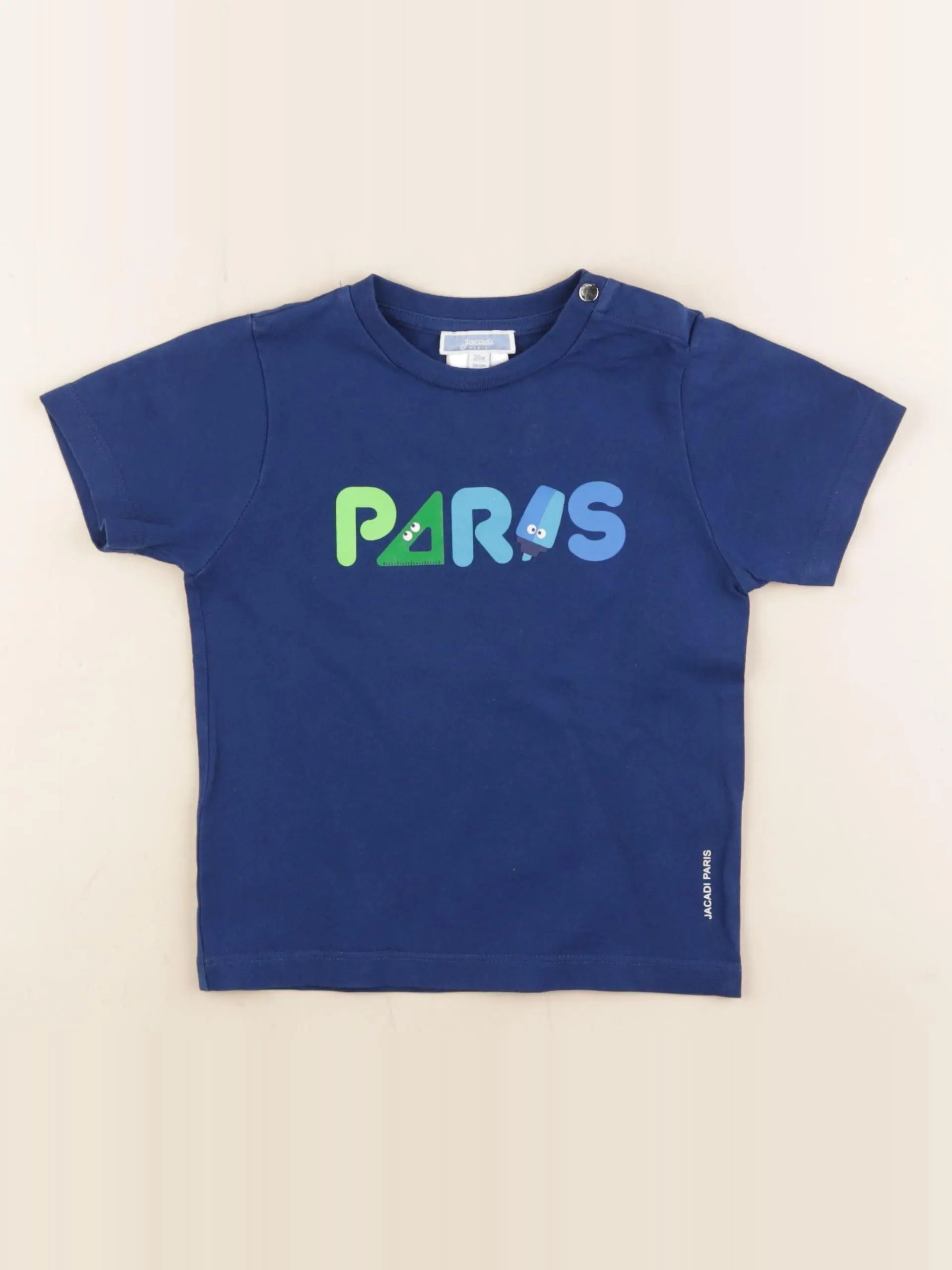 Jacadi - tee-shirt bleu - 36 mois