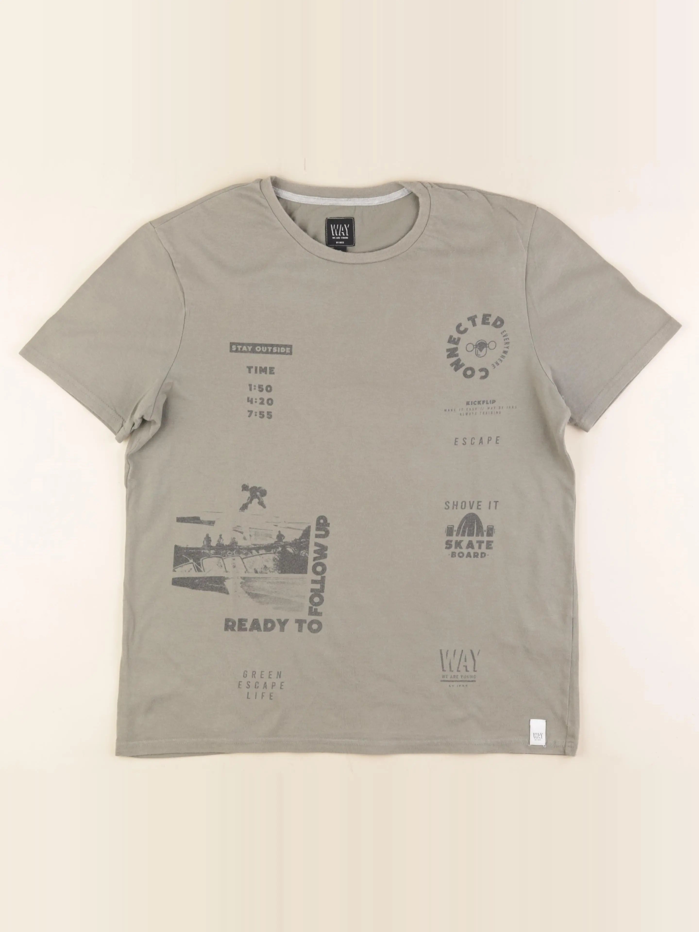 IKKS - tee-shirt vert - 16 ans