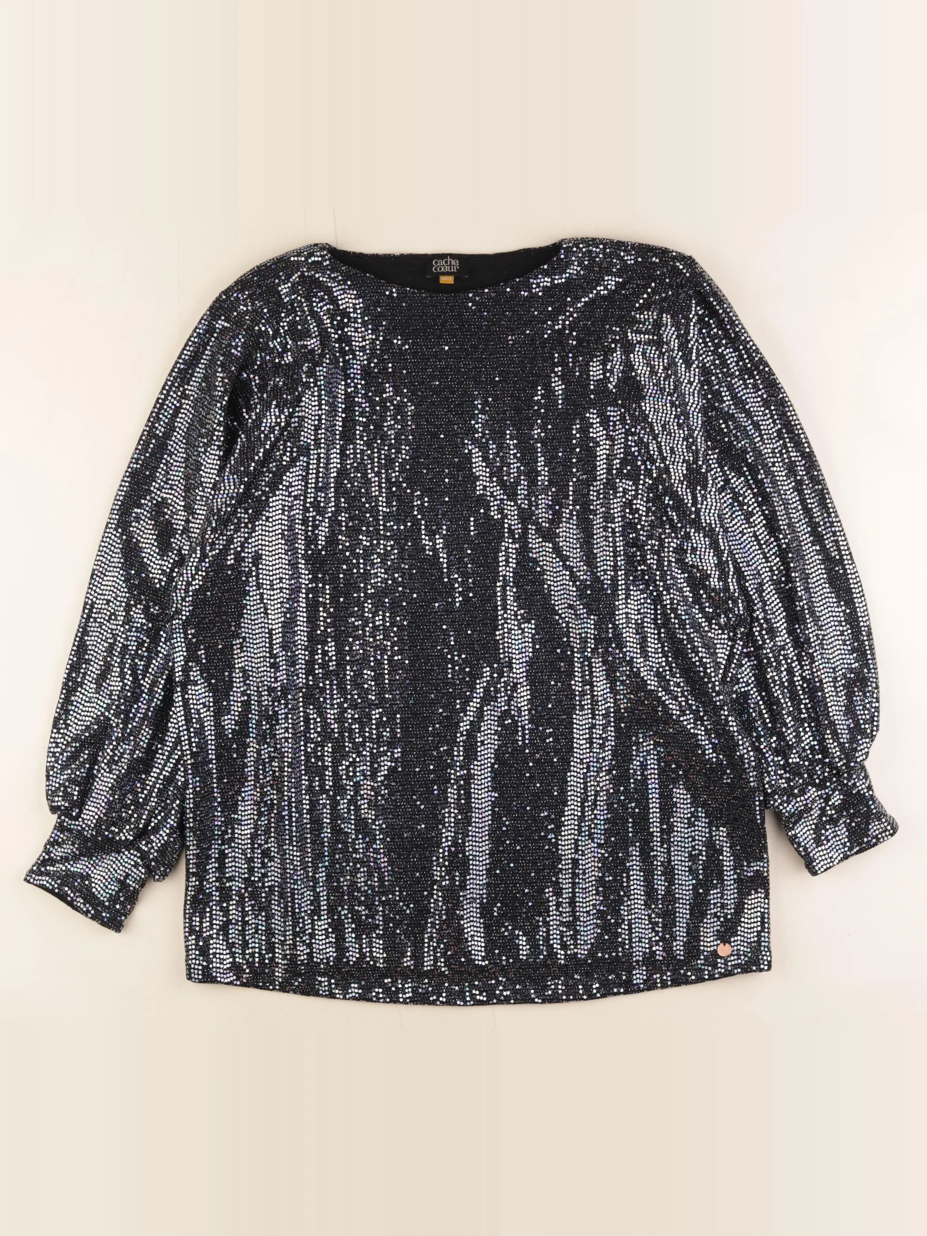 Cache Cœur - blouse grossesse bleu - xs à s